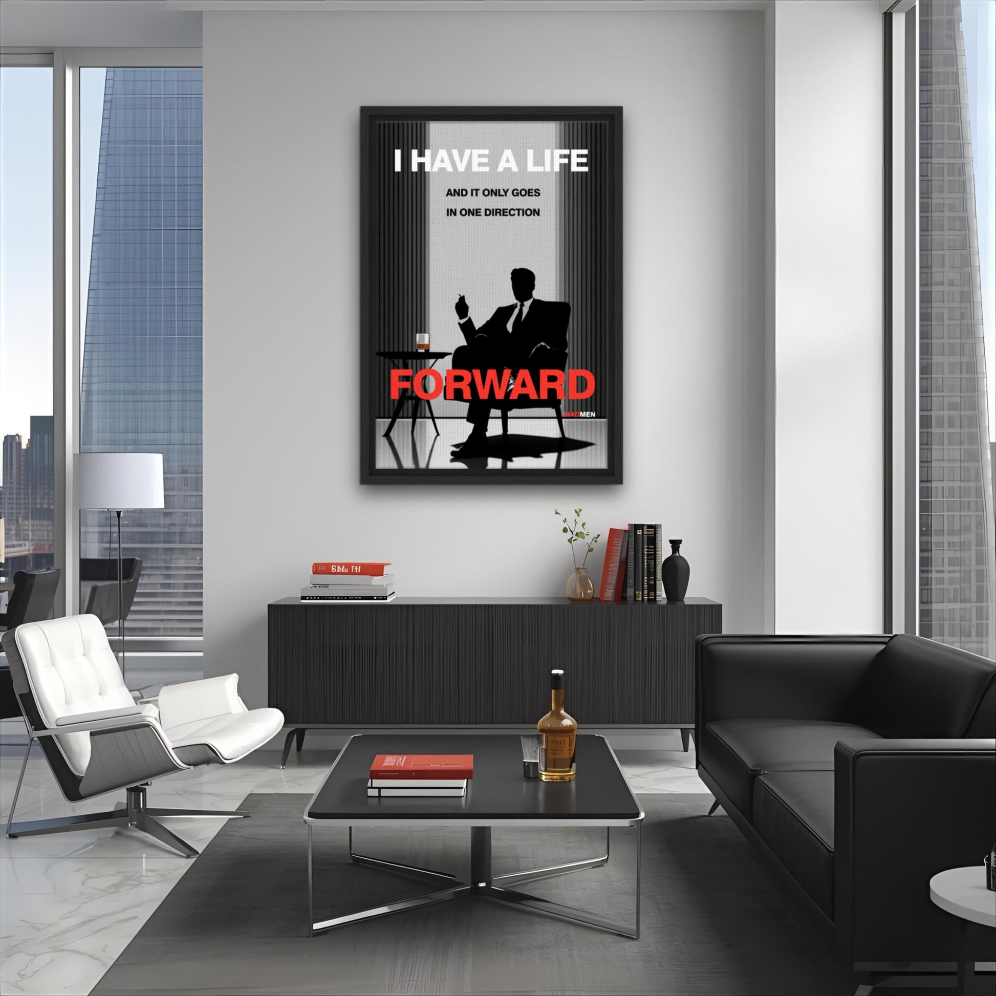 Mad Men Motivational Quote Don Draper Art Print