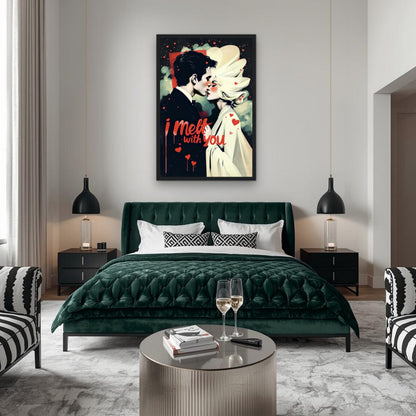 I Melt With You Avant-garde Retro Art Print