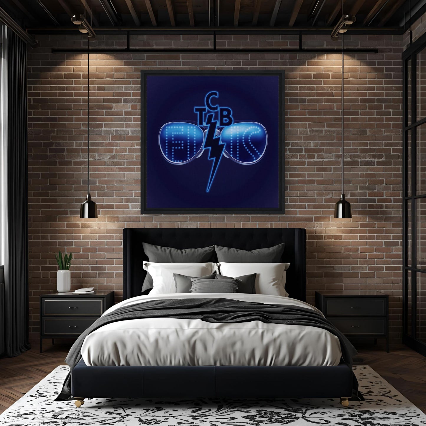 Elvis Presley TCB Sunglasses Art Print