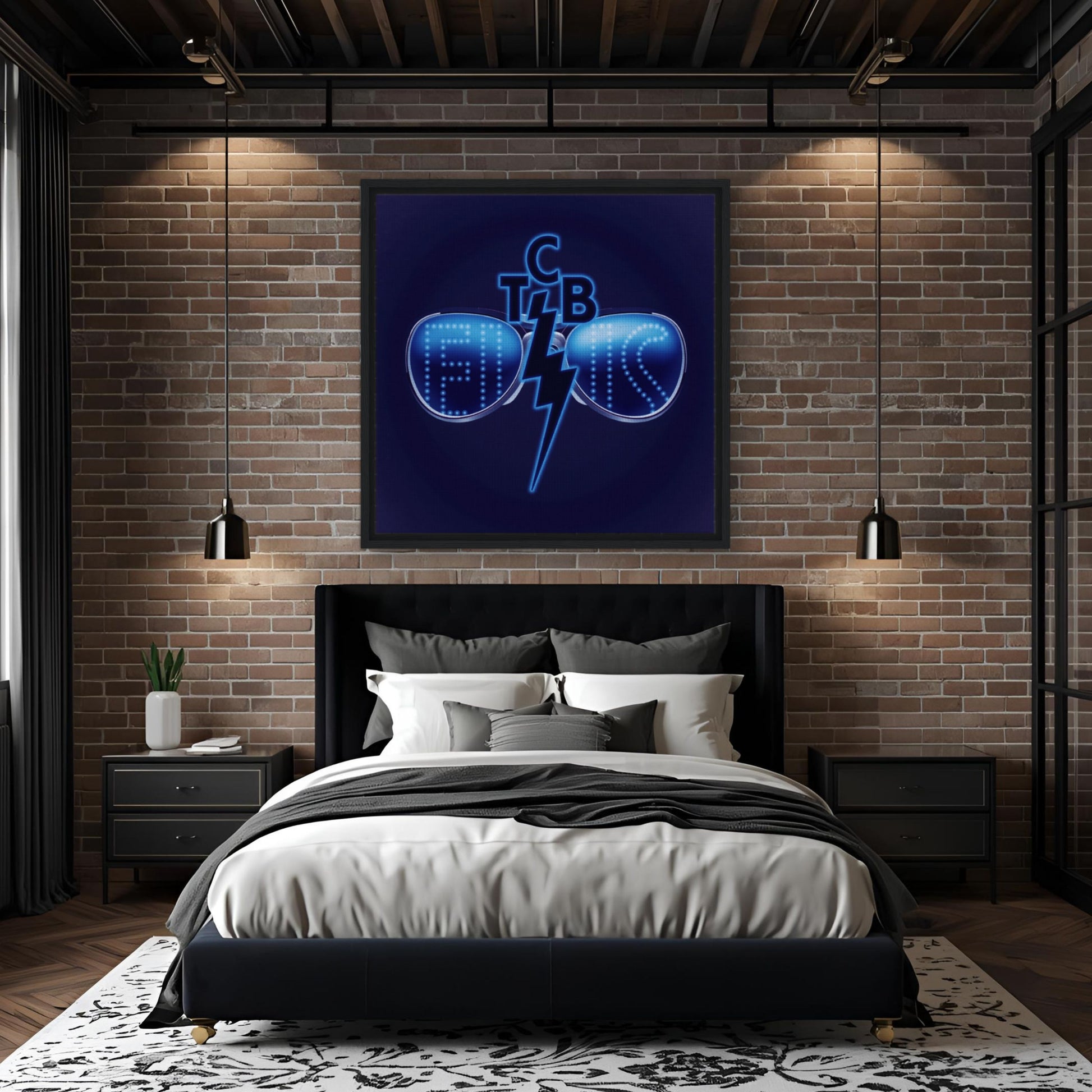 Elvis Presley TCB Sunglasses Art Print