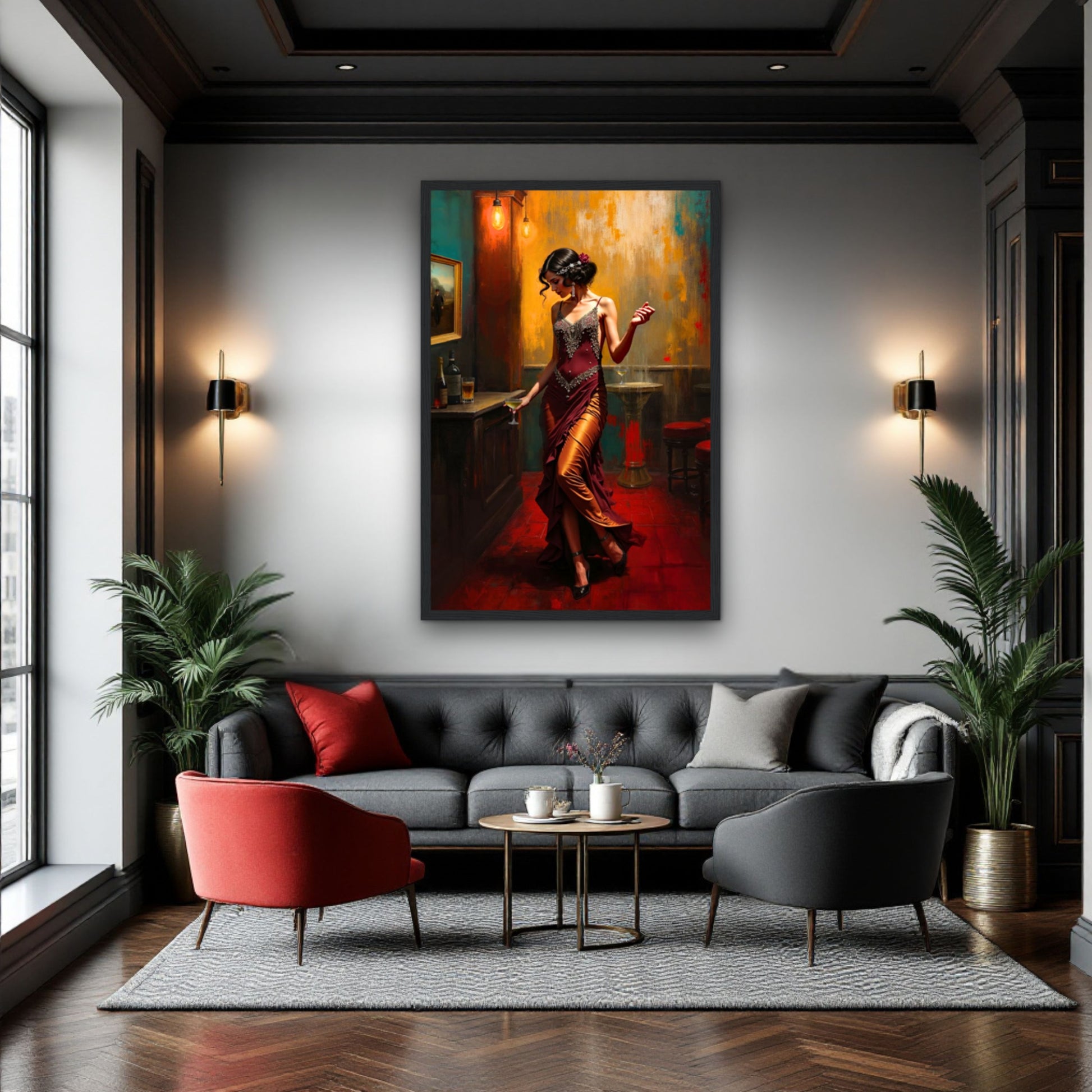 Speakeasy Flapper Art Prohibition Poster Print