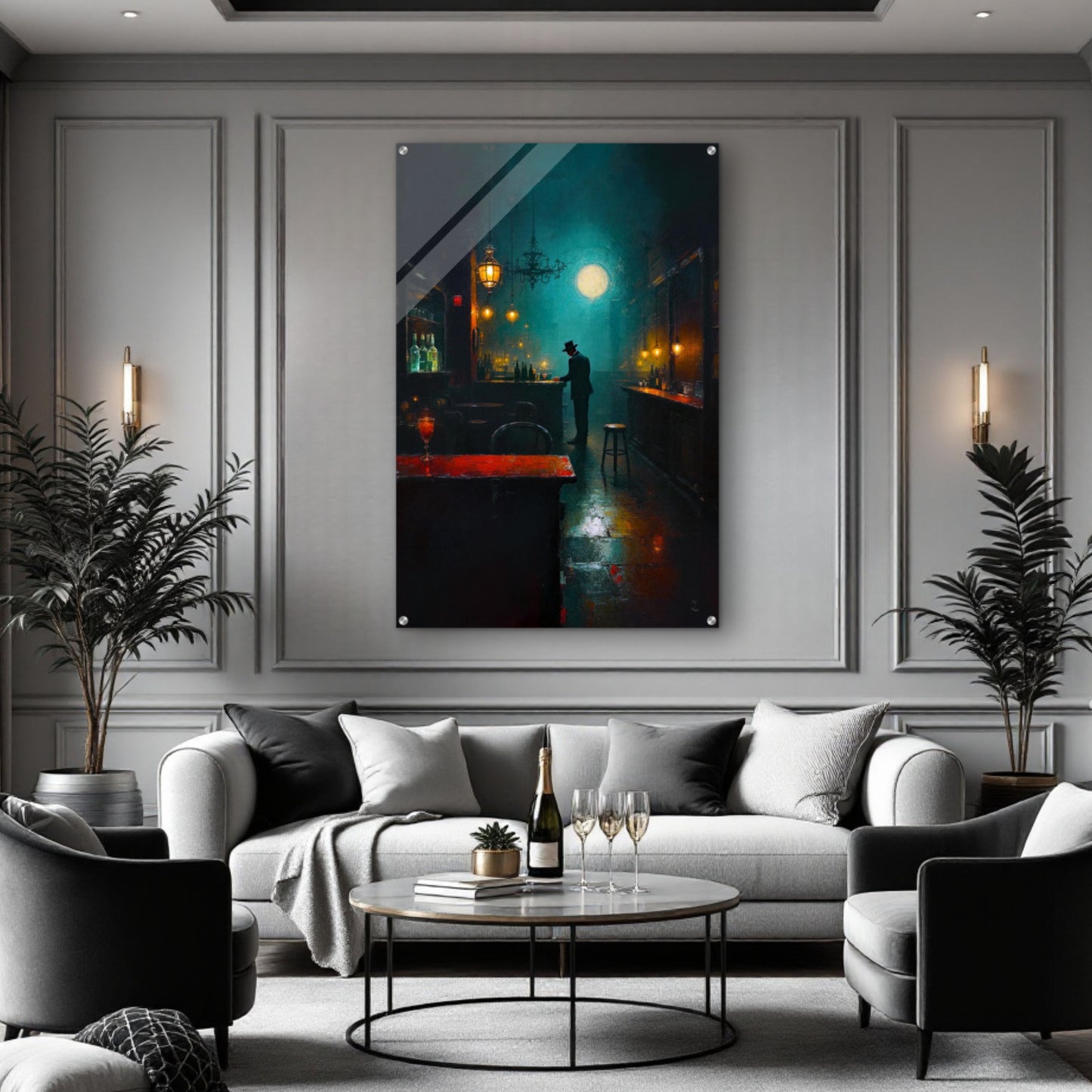 Speakeasy Bootleg Prohibition Bar Art Print