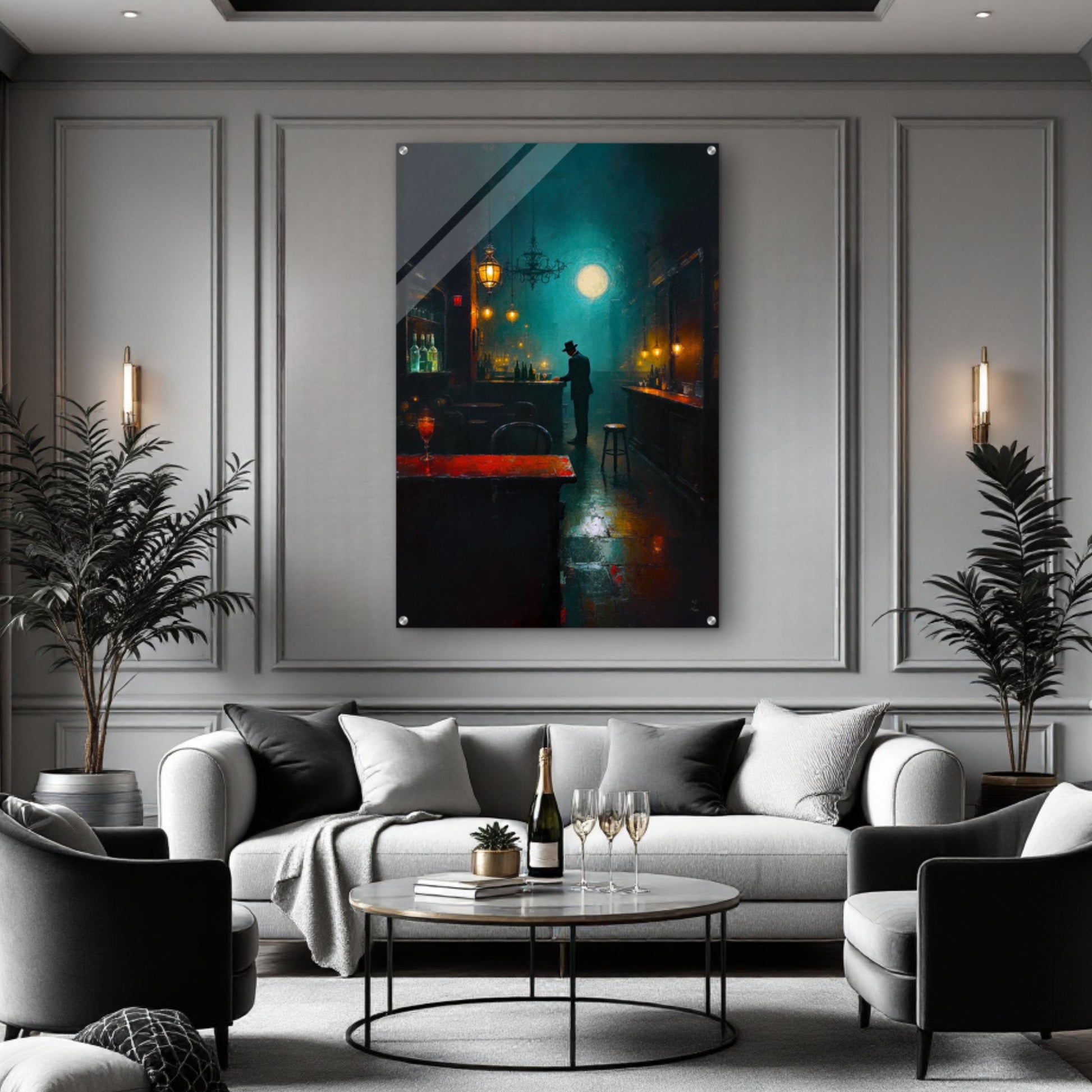 Speakeasy Bootleg Prohibition Bar Art Print