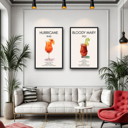 Bloody Mary Cocktail Bar Art Print