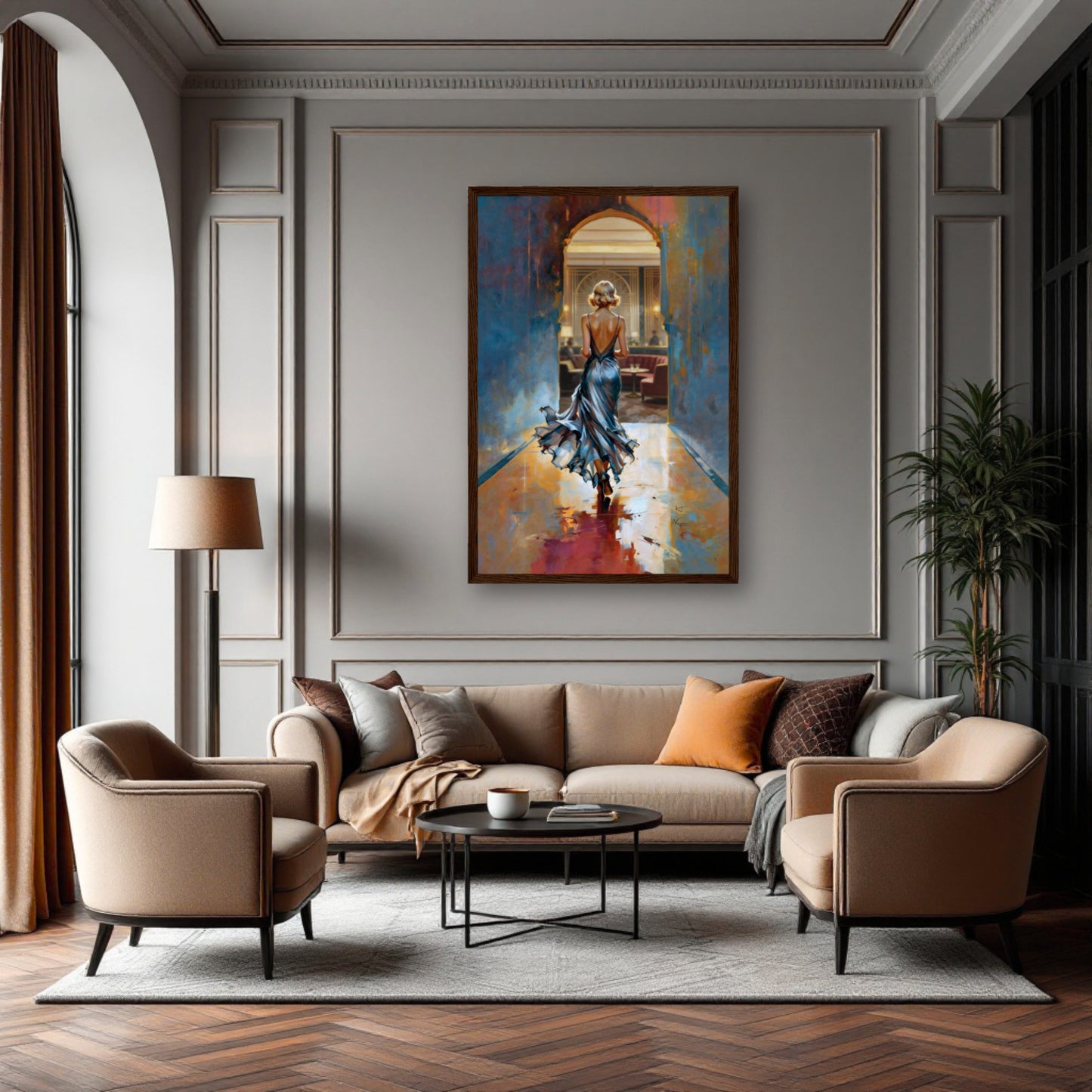 1920s Speakeasy Gatsby Flapper Art Deco Print