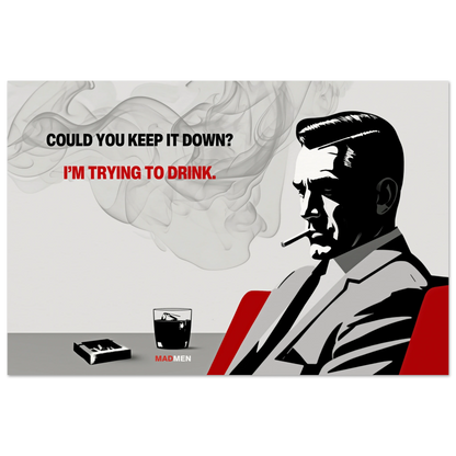 Don Draper Funny Quote Bar Art Print No Frame 40x60 cm 16x24″ Museum-Quality Matte Paper Poster