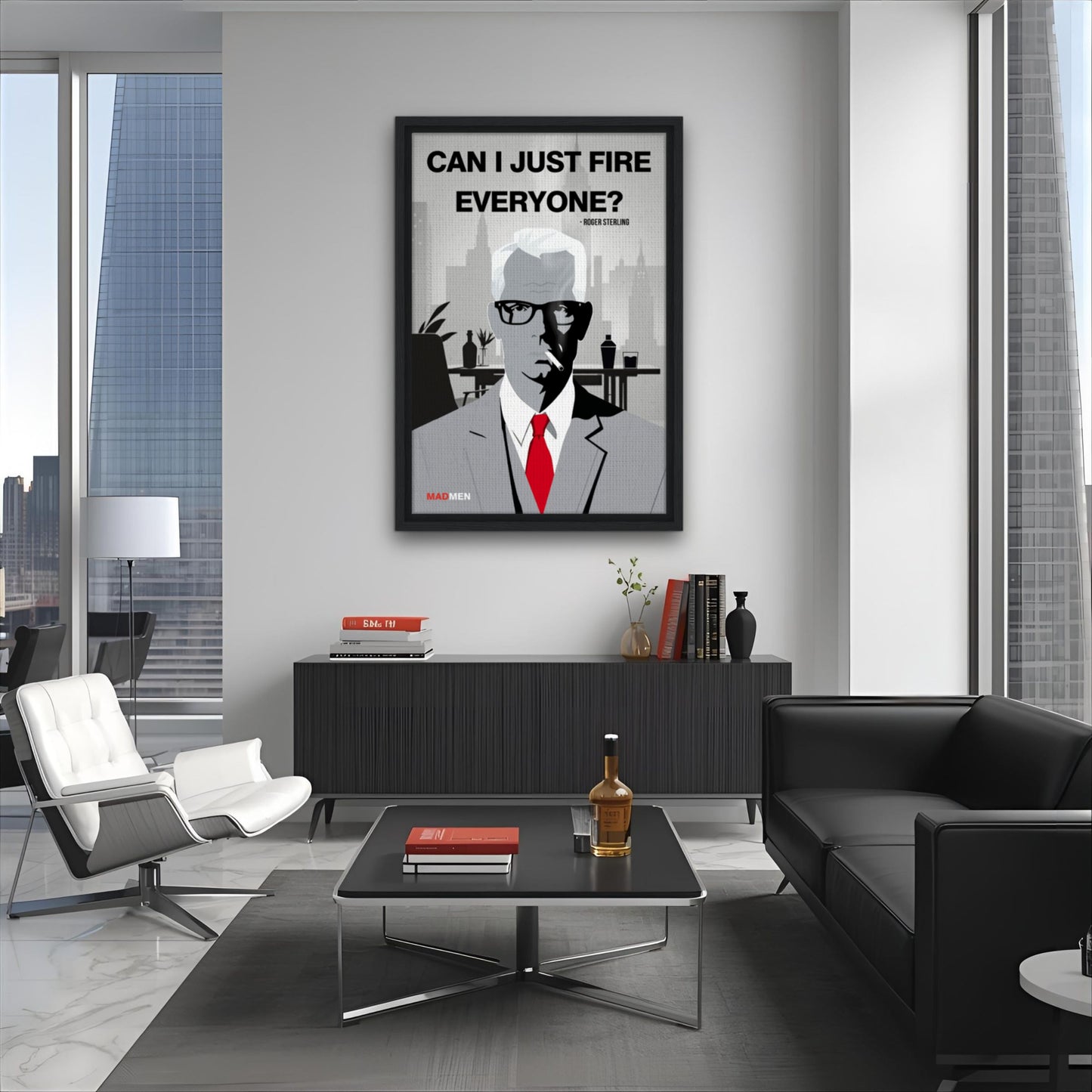 Roger Sterling Mad Men Quote Art Print