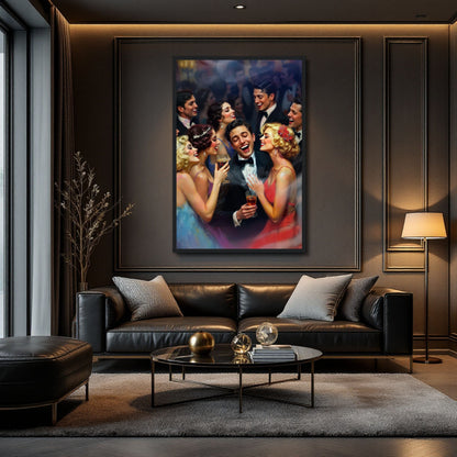 1920s Great Gatsby Speakeasy Party Art Print