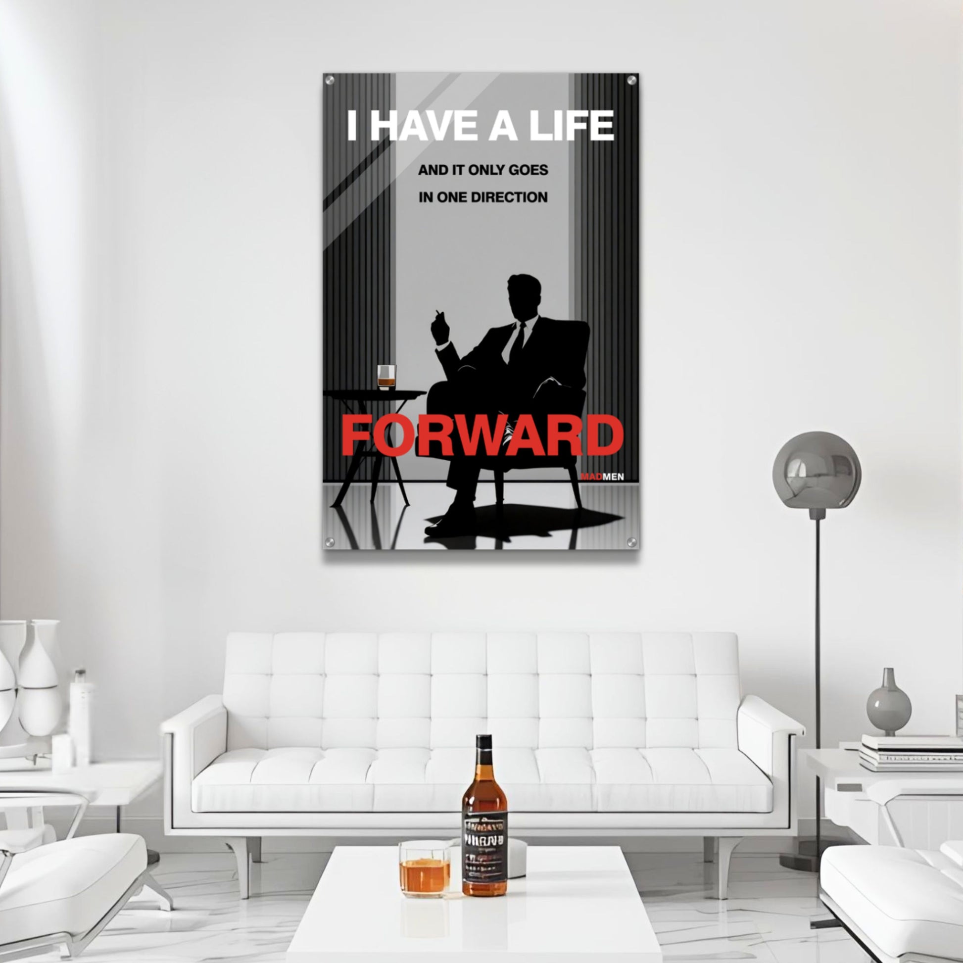 Mad Men Motivational Quote Don Draper Art Print