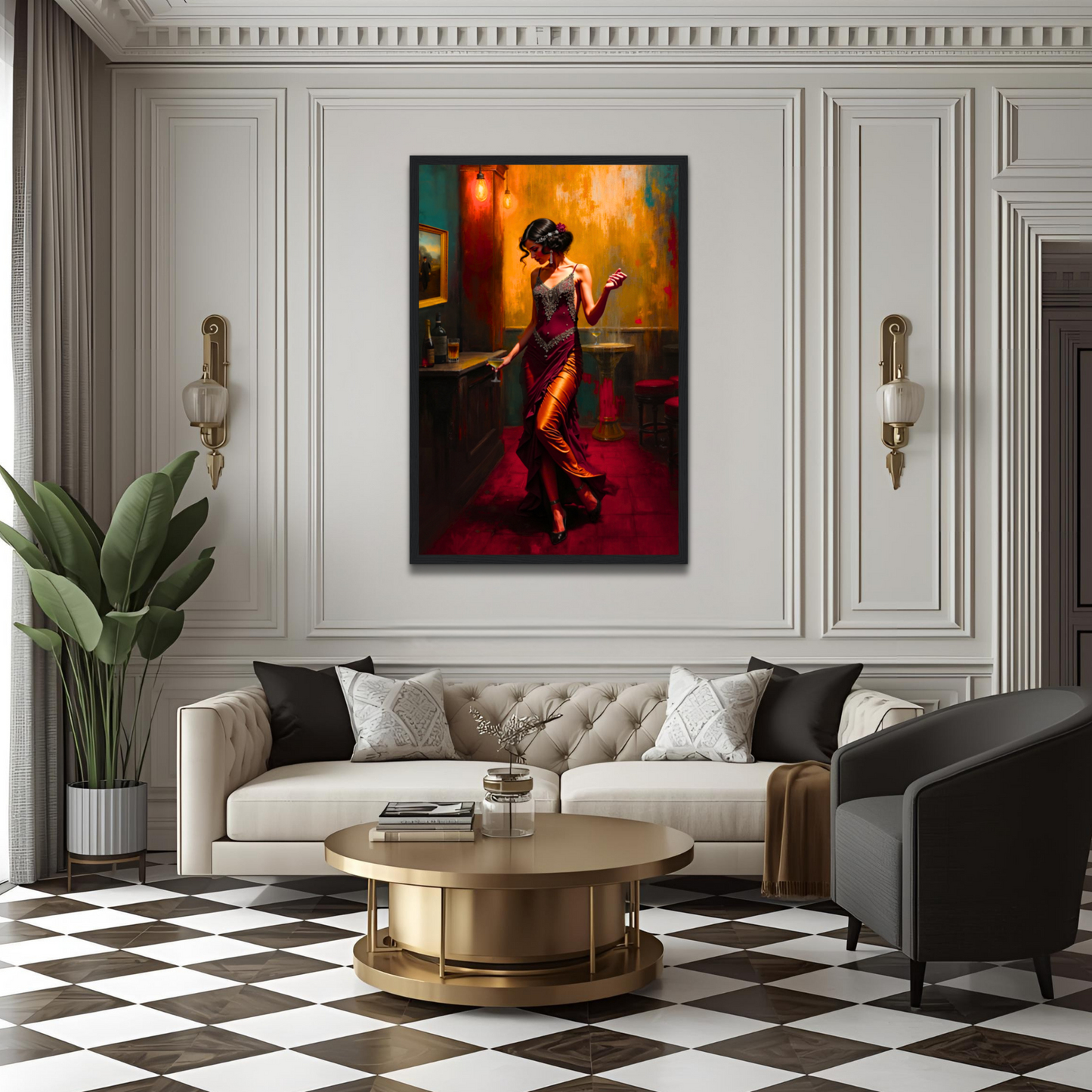 Speakeasy Flapper Art Prohibition Poster Print