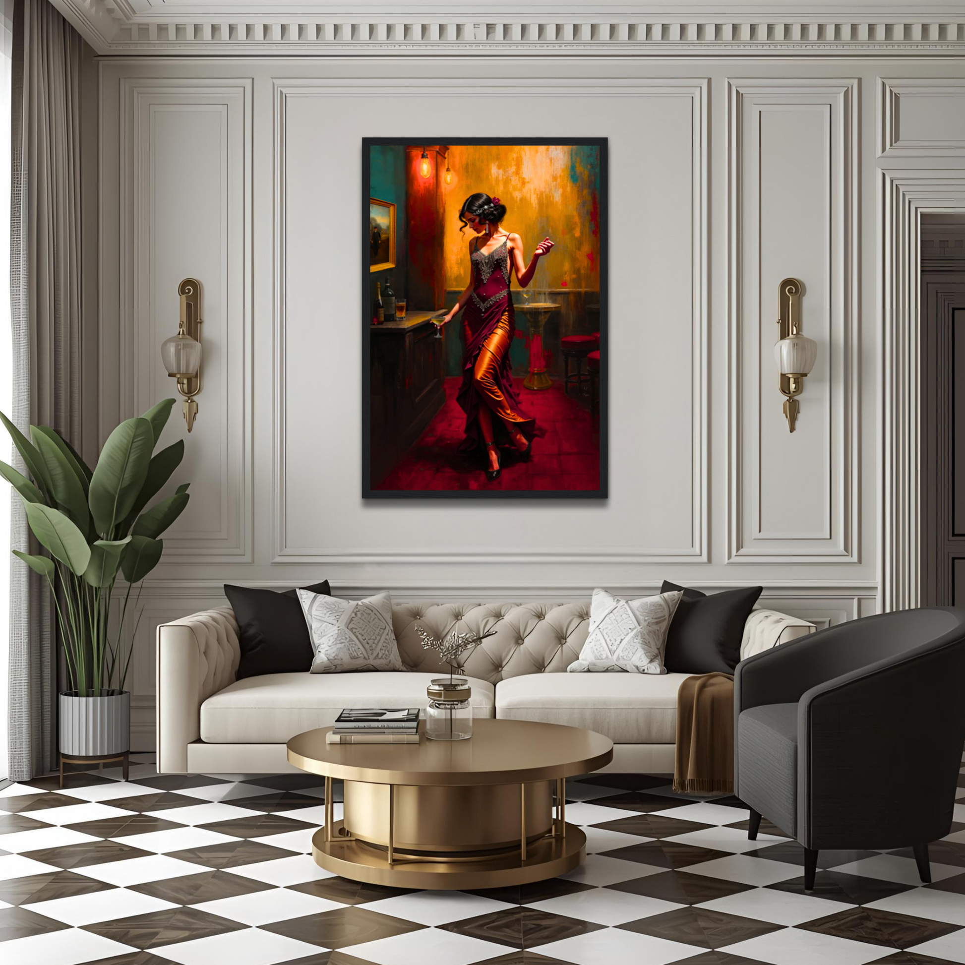 Speakeasy Flapper Art Prohibition Poster Print