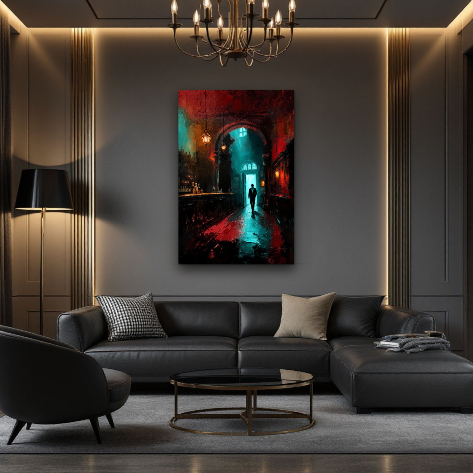 Speakeasy 1920s Bar Art Poster Print