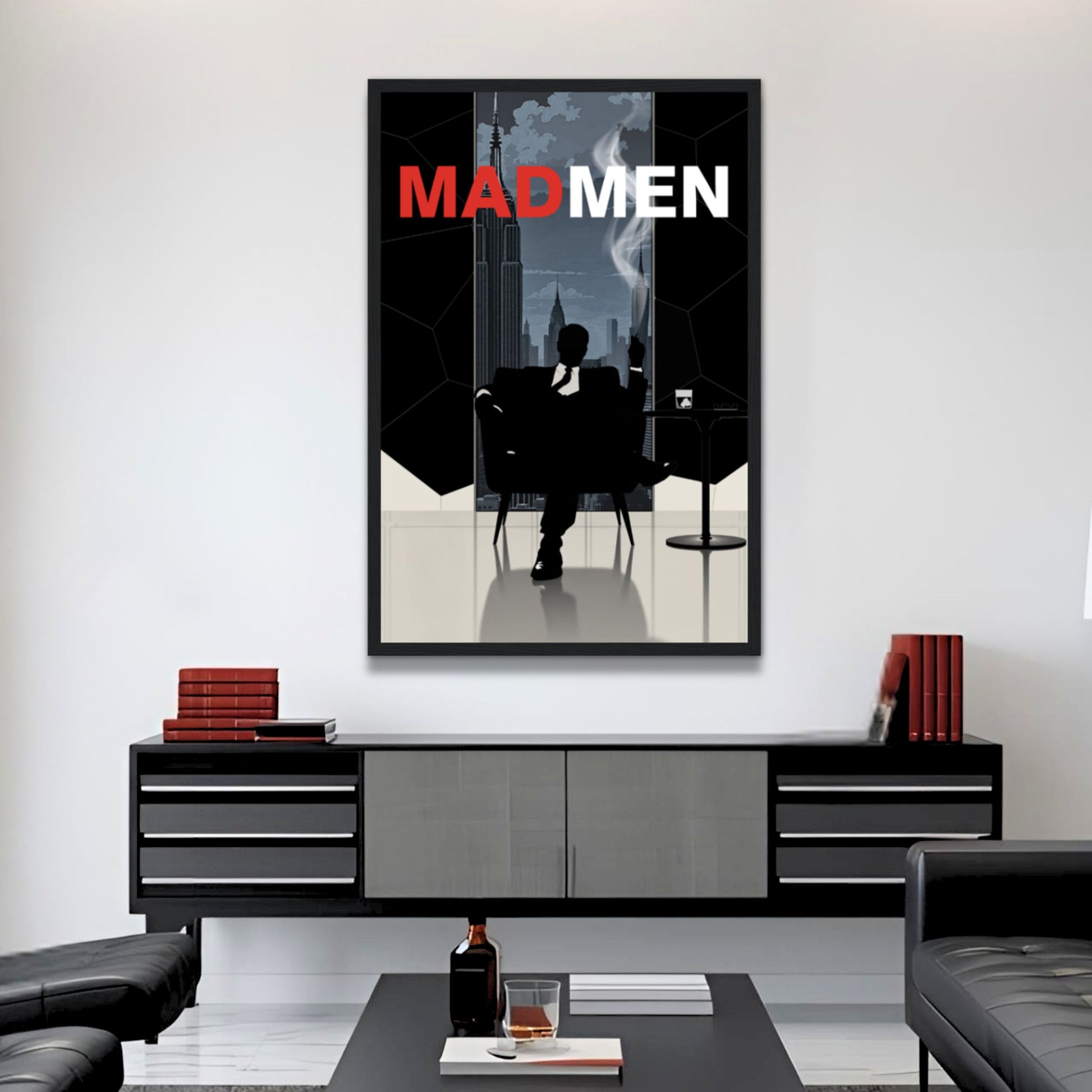 Mad Men Don Draper Retro Art Print