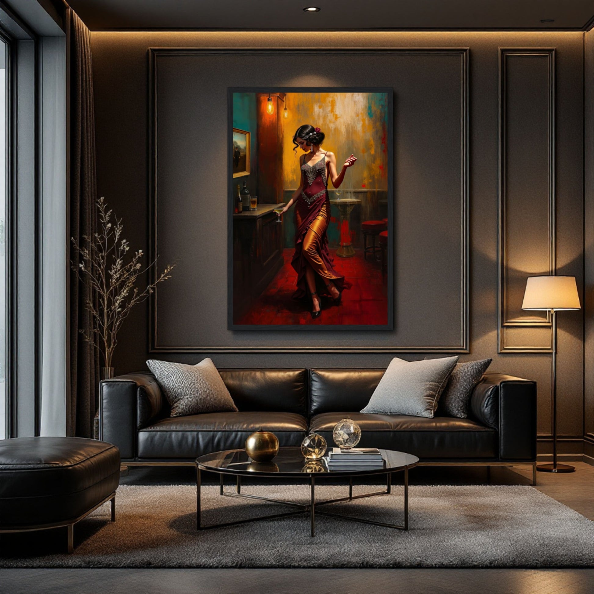 Speakeasy Flapper Art Prohibition Poster Print