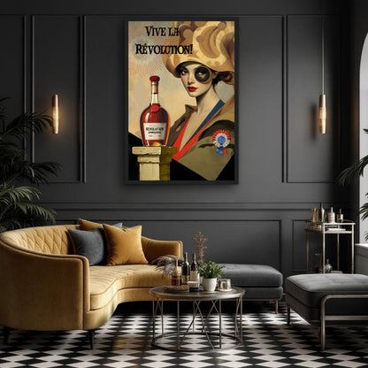 Vintage French Revolution Cognac Art Print