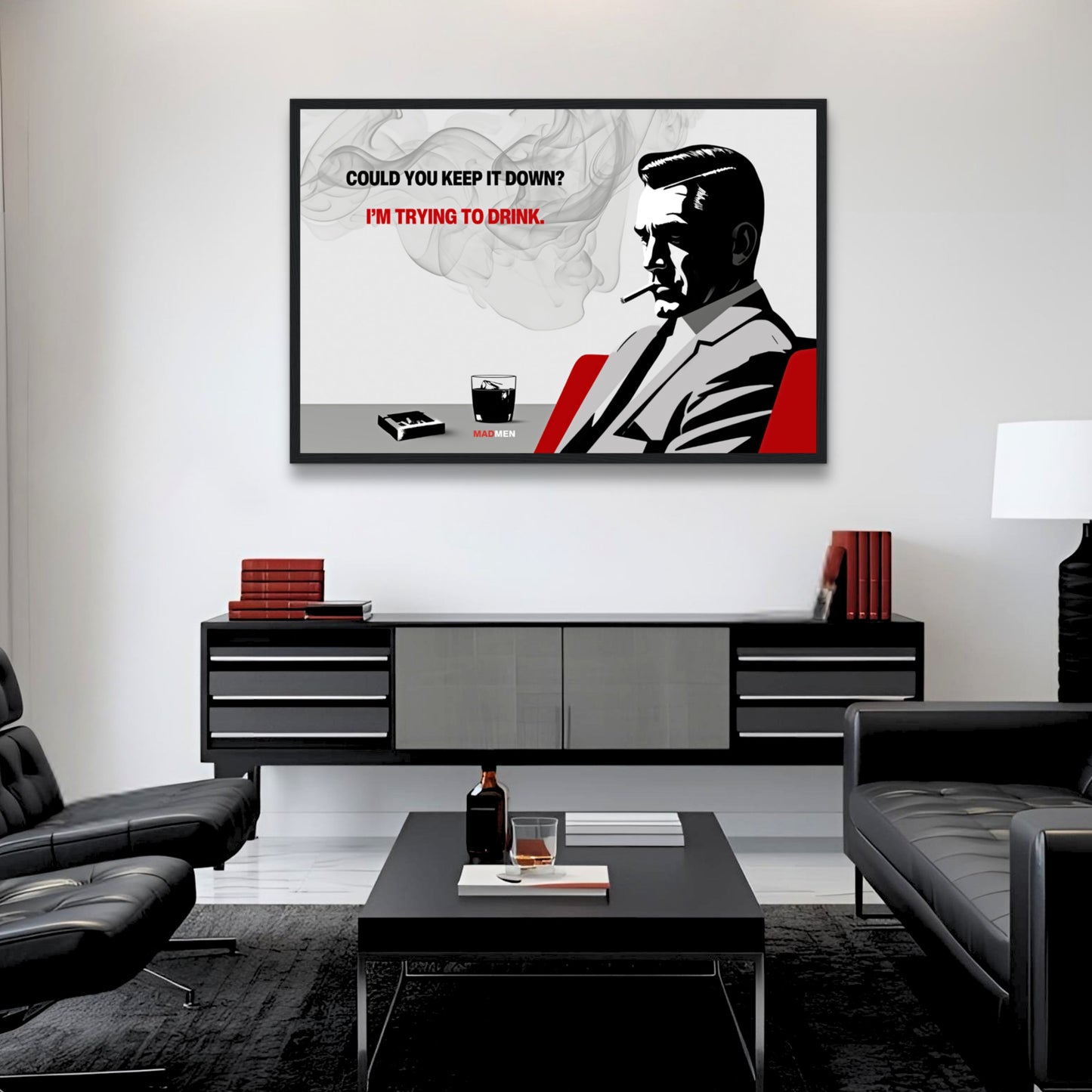 Don Draper Funny Quote Bar Art Print