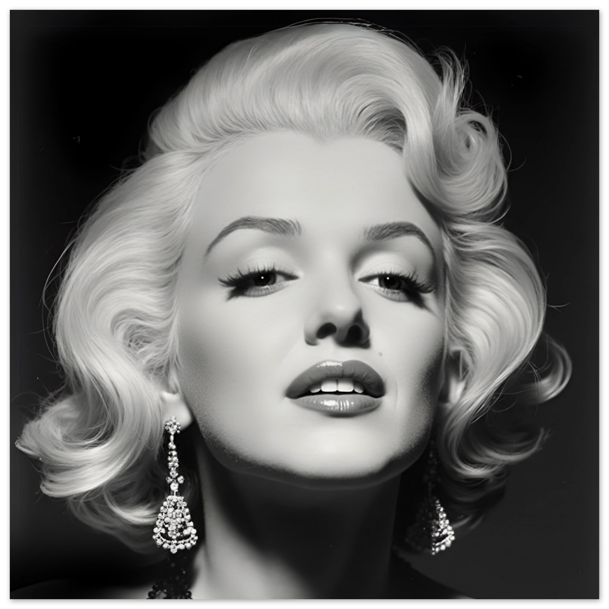 Marilynn Monroe Art Print No Frame 40x40 cm 16x16″ Museum-Quality Matte Paper Poster