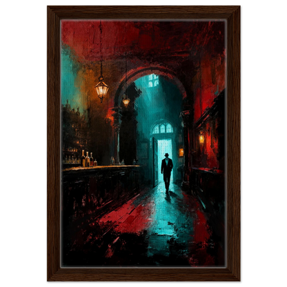 Speakeasy 1920s Bar Art Poster Print 60x90 cm 24x36″ Sleek Acrylic Print No Frame