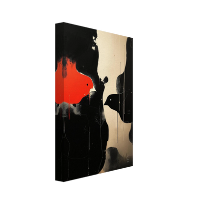 Abstract Bird Minimalist Fine Art Print 20x30 cm 8x12″ Gallery Wrapped Canvas No Frame