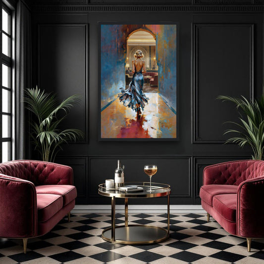 1920s Speakeasy Gatsby Flapper Art Deco Print