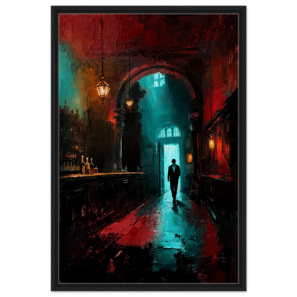 Speakeasy 1920s Bar Art Poster Print 60x90 cm 24x36″ Sleek Acrylic Print No Frame