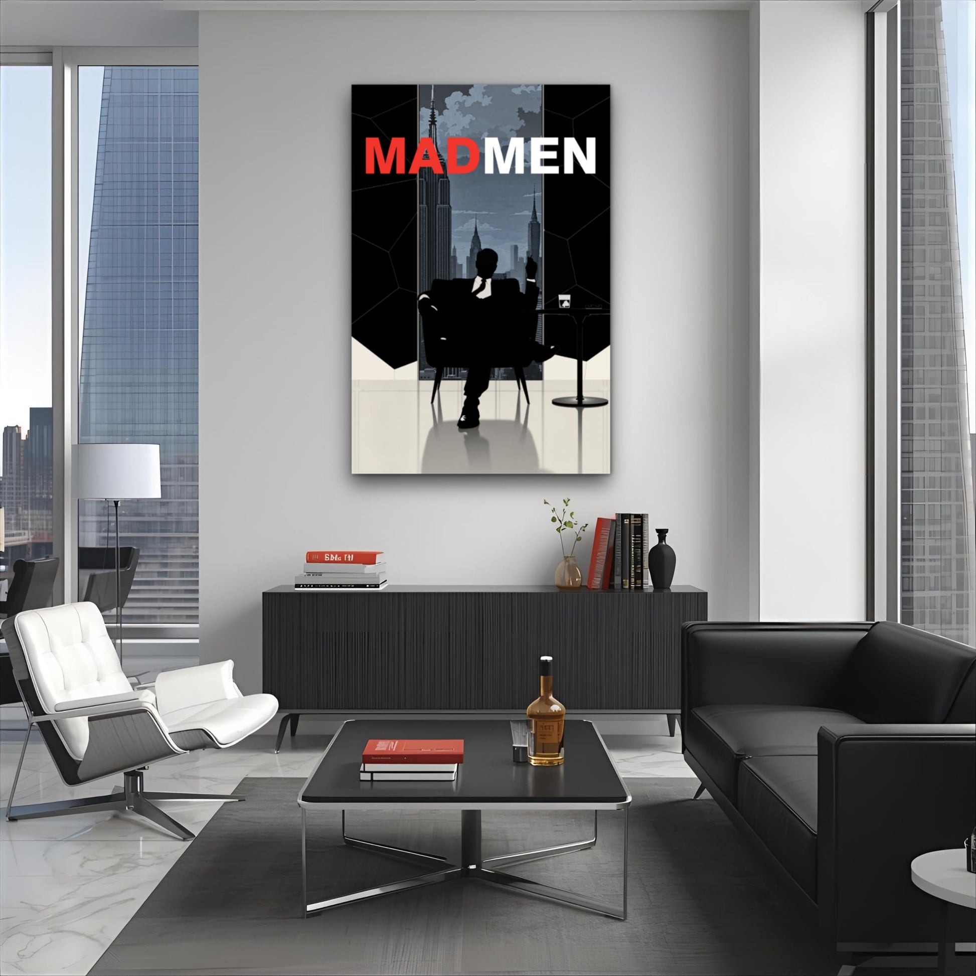 Mad Men Don Draper Retro Art Print