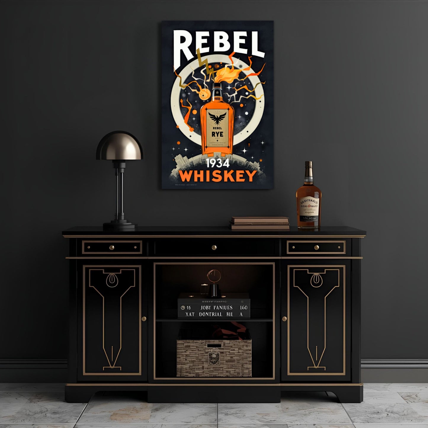 Rebel Cocktail Bar Poster Print