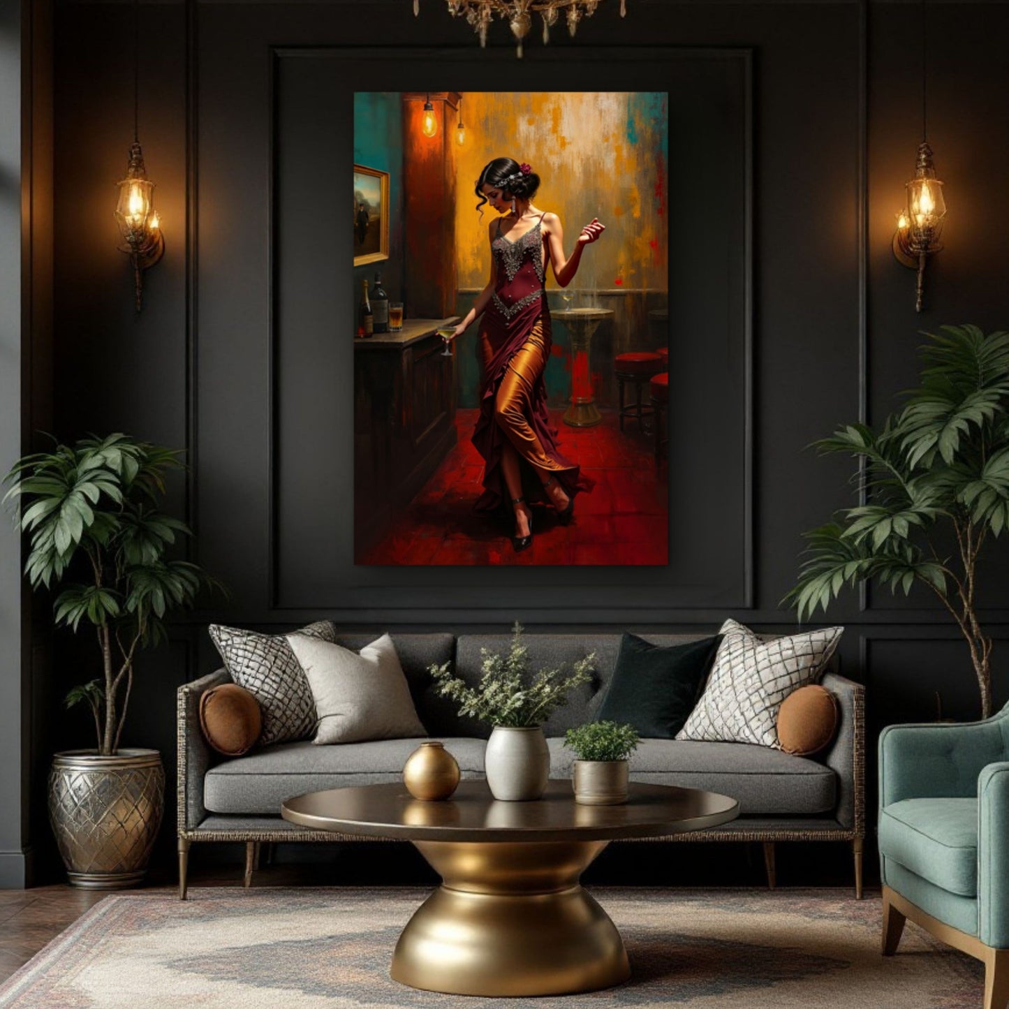 Speakeasy Flapper Art Prohibition Poster Print