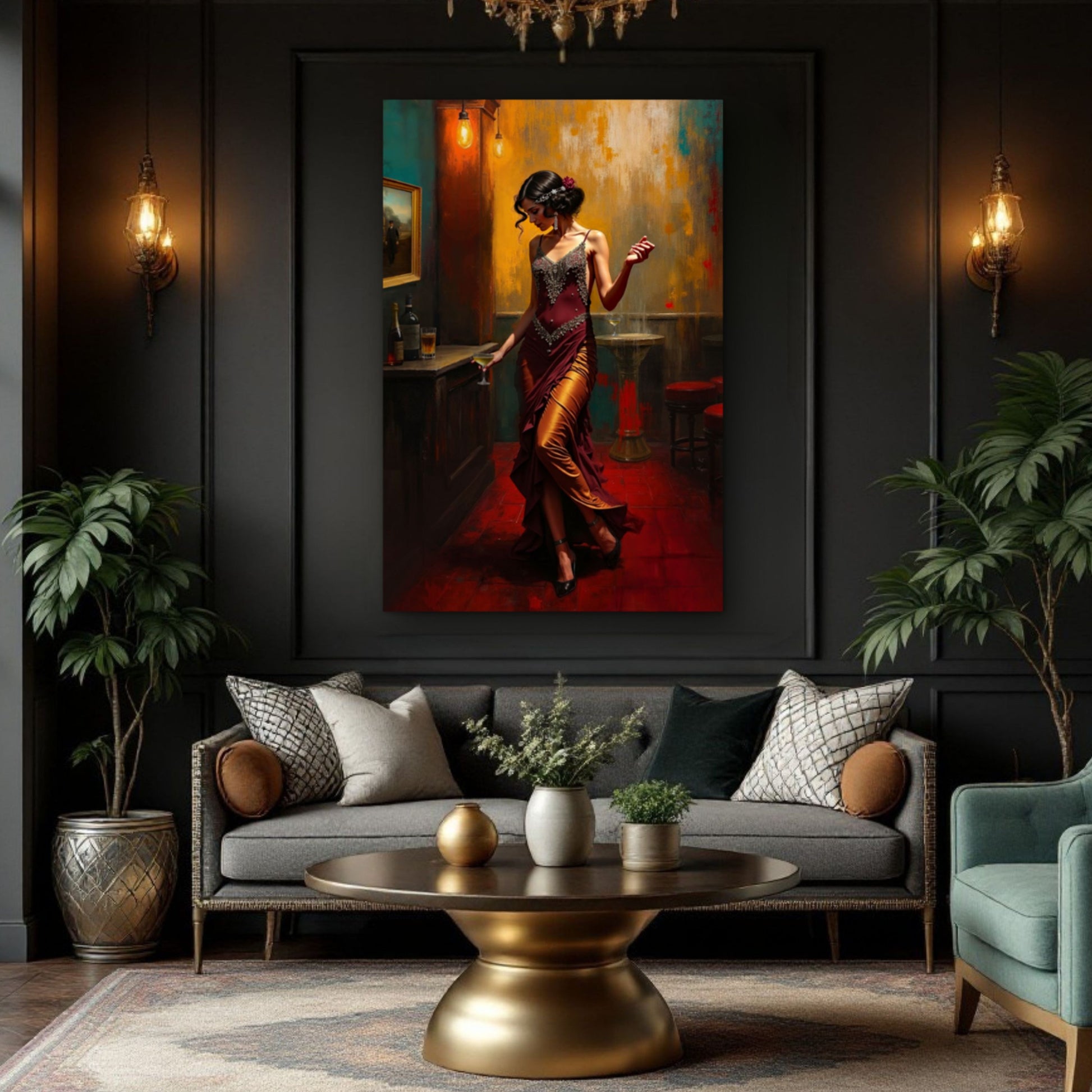 Speakeasy Flapper Art Prohibition Poster Print