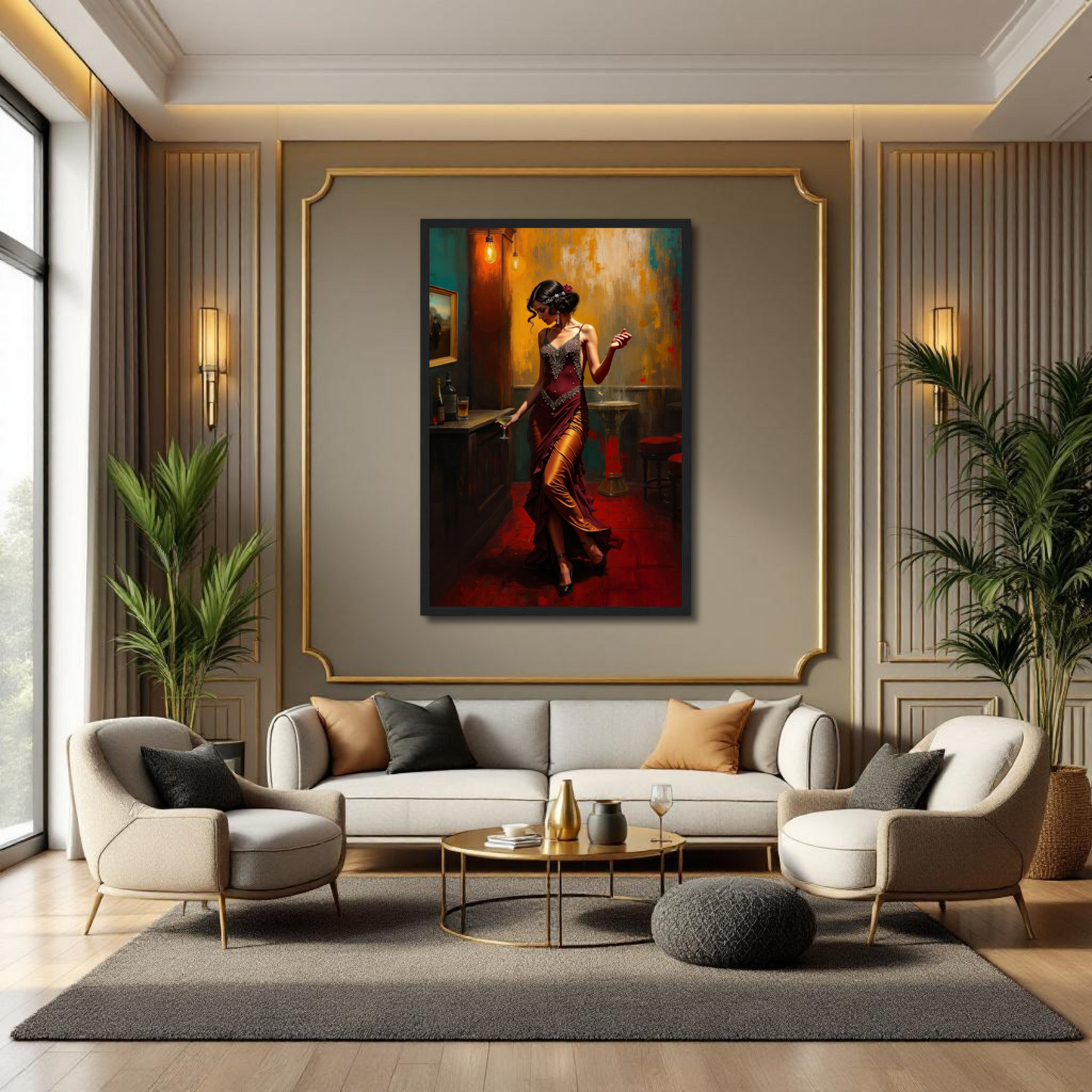 Speakeasy Flapper Art Prohibition Poster Print