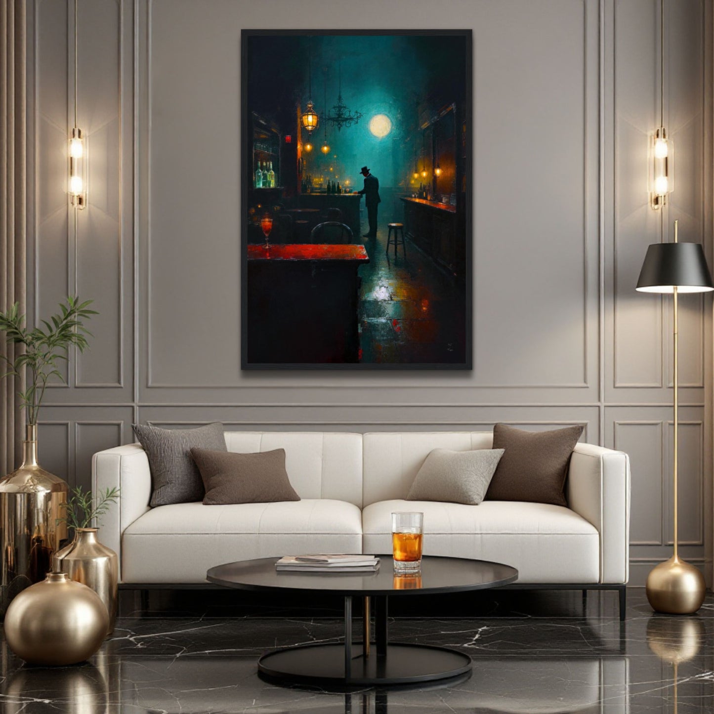 Speakeasy Bootleg Prohibition Bar Art Print