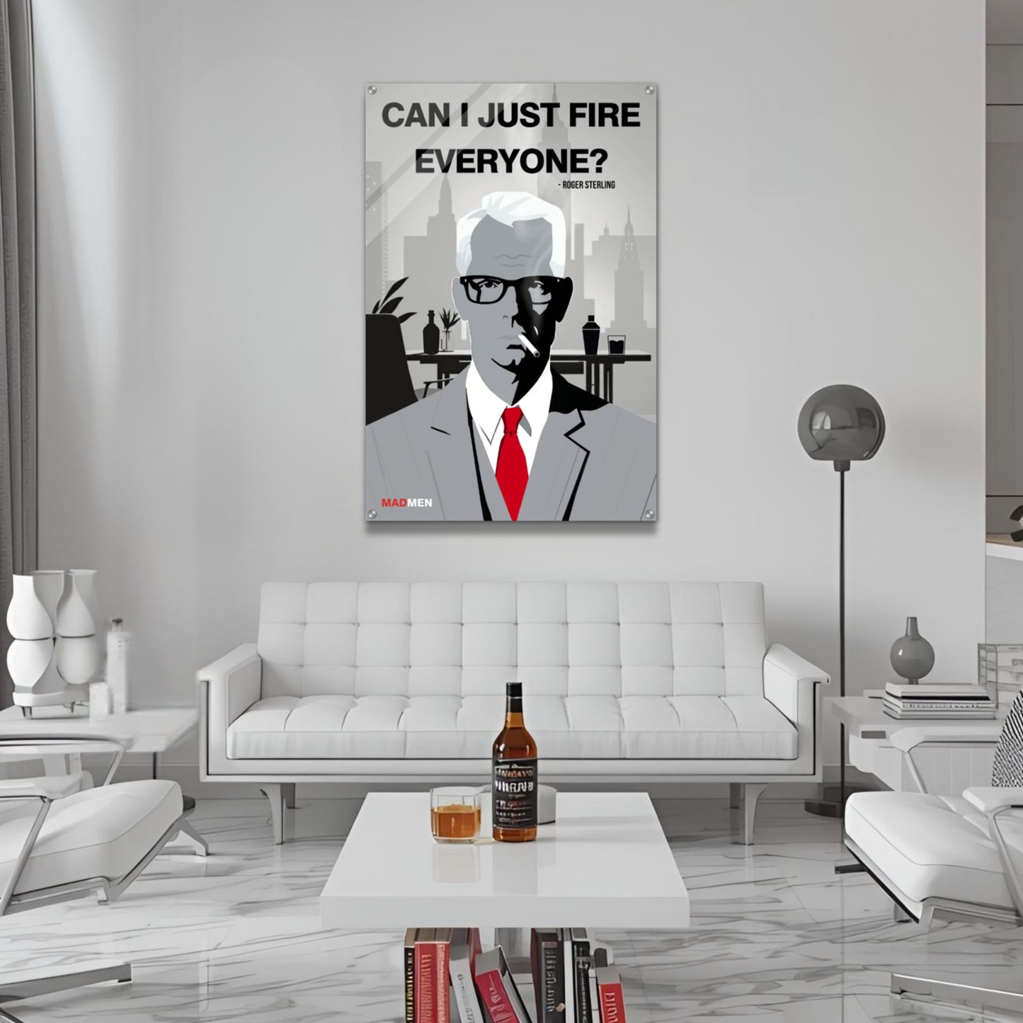 Roger Sterling Mad Men Quote Art Print