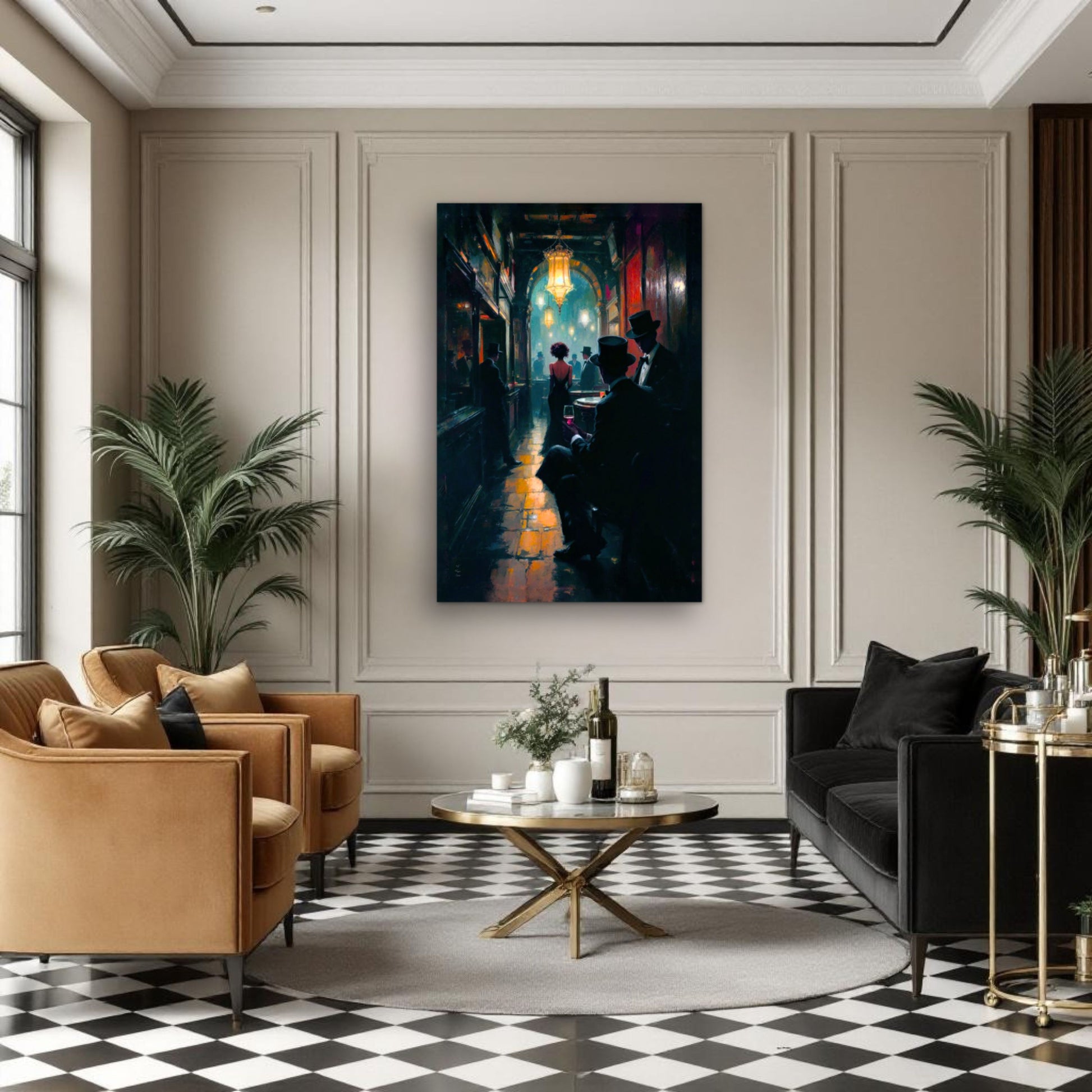 Prohibition Speakeasy Art Deco Print