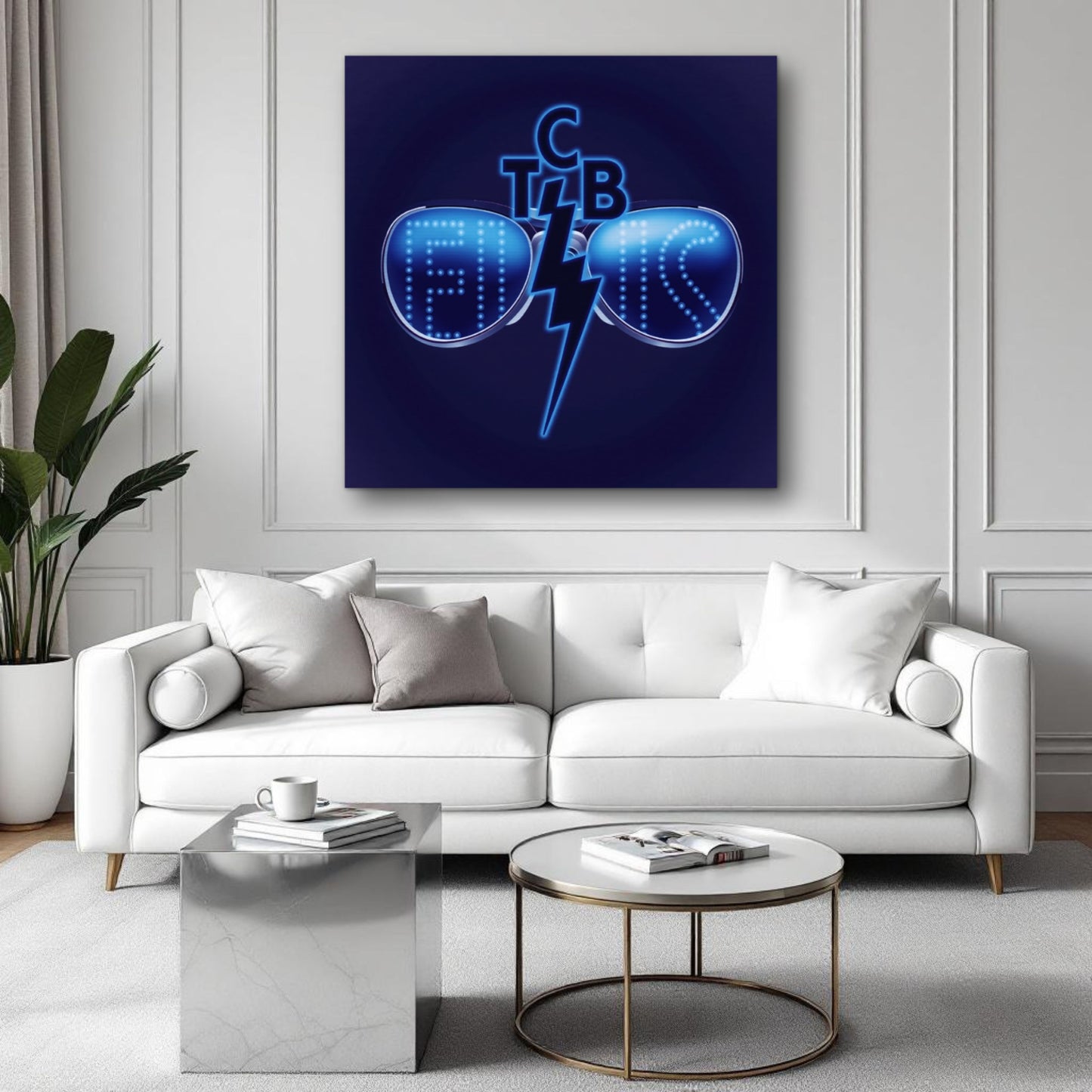 Elvis Presley TCB Sunglasses Art Print