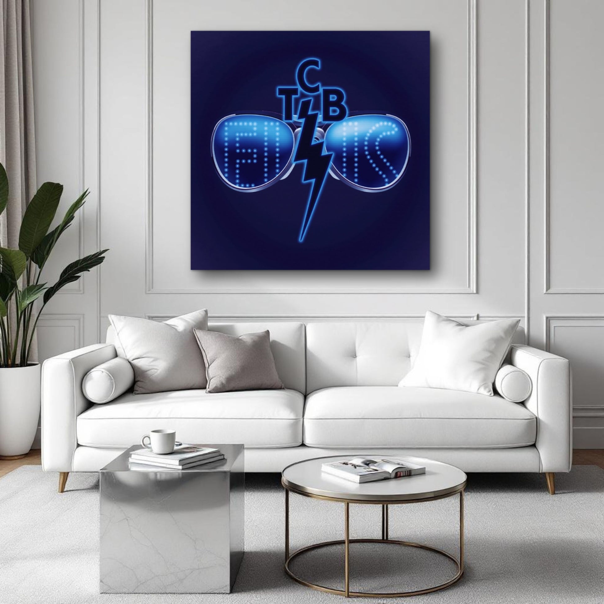 Elvis Presley TCB Sunglasses Art Print