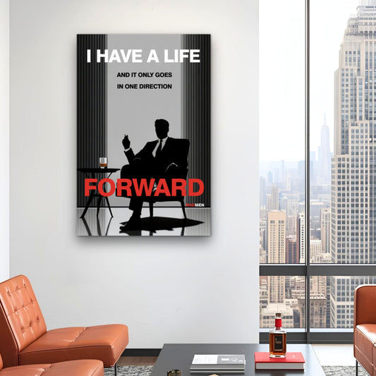 Mad Men Motivational Quote Don Draper Art Print