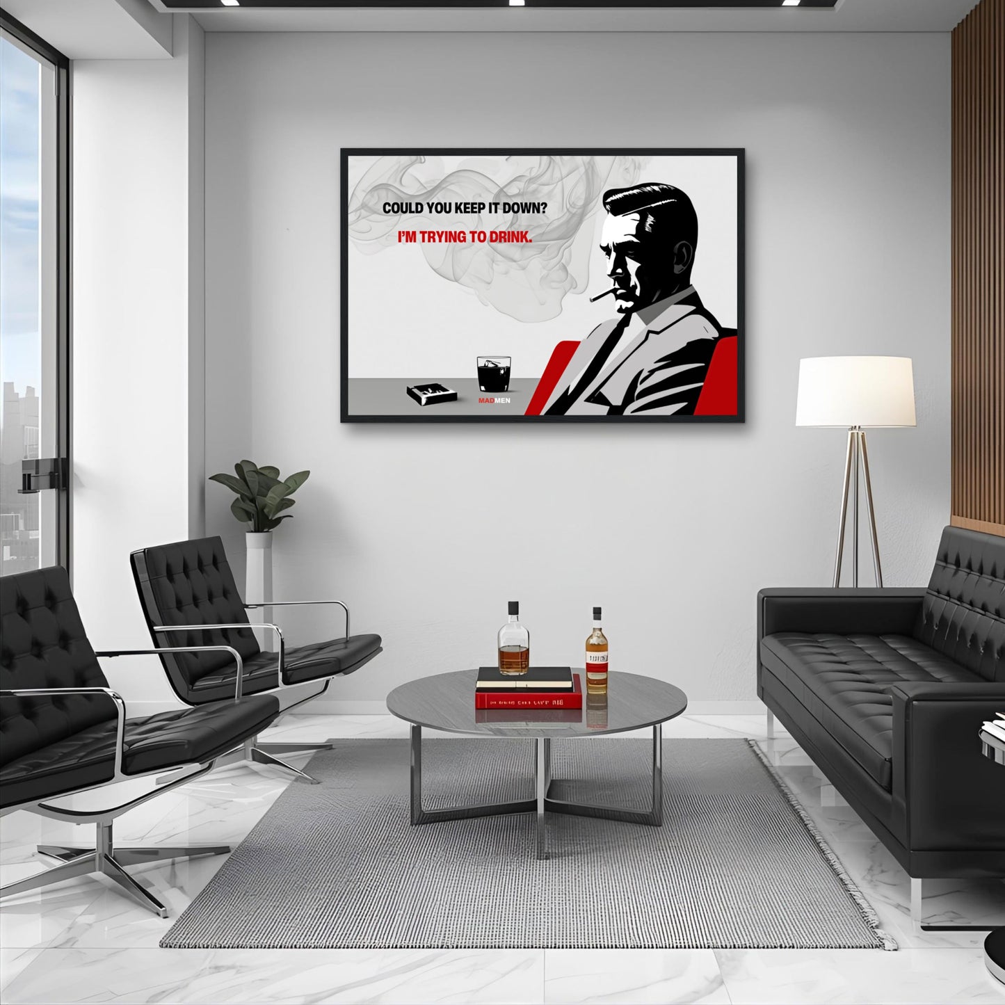 Don Draper Funny Quote Bar Art Print