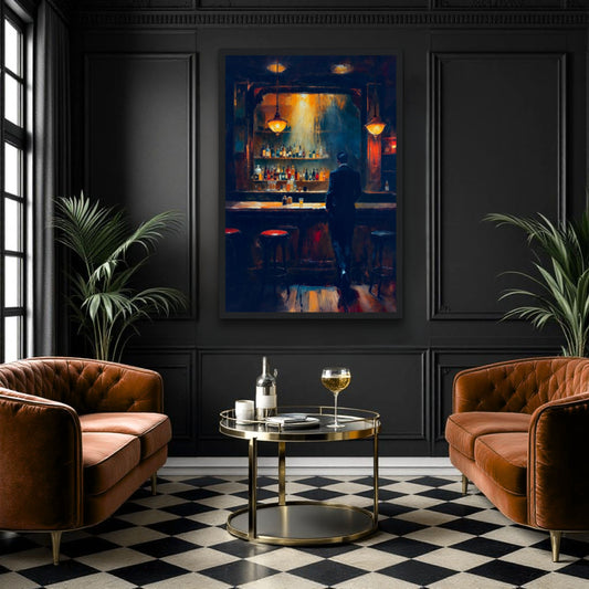 Speakeasy 1920s Era Bar Print