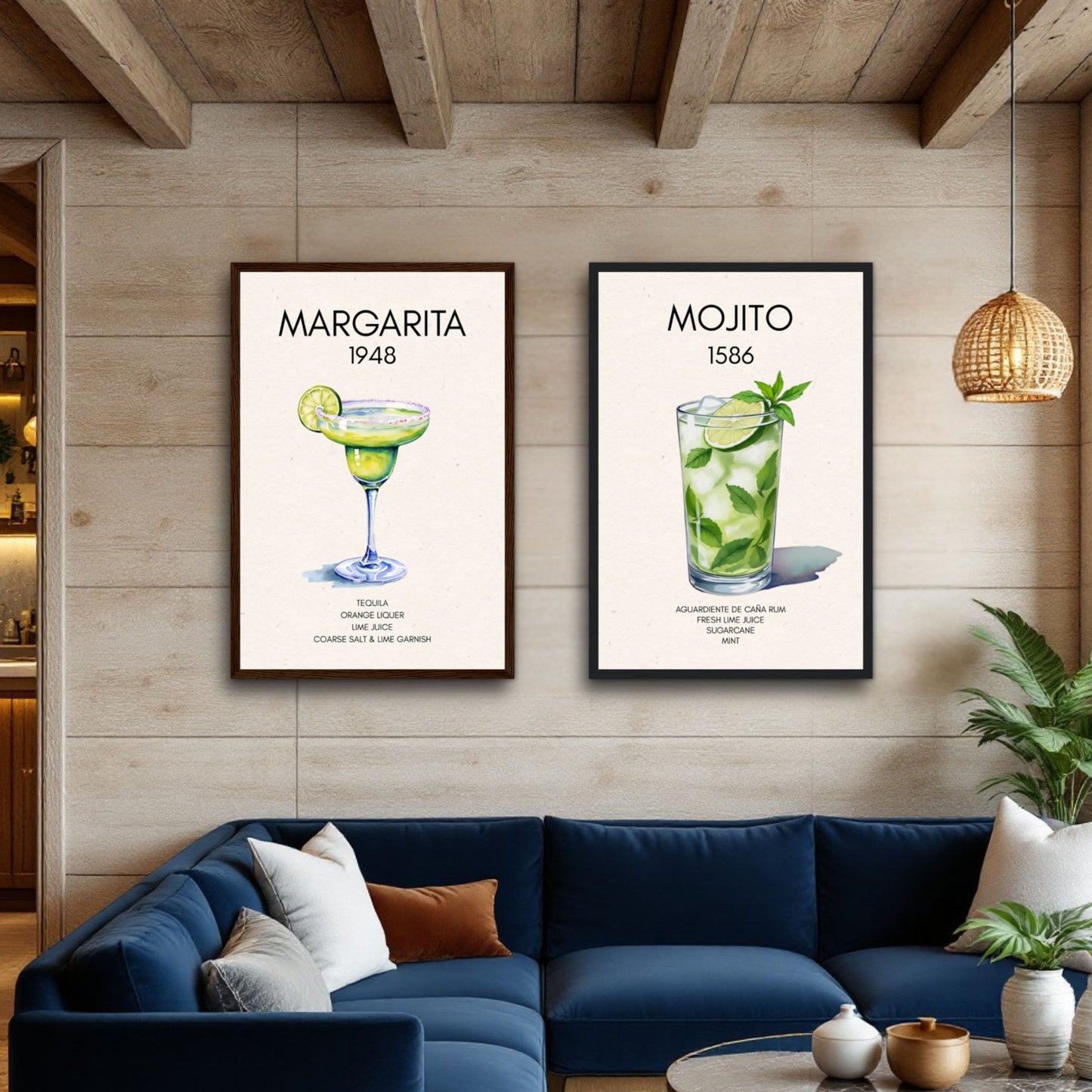 Mojito Cocktail Bar Poster Print