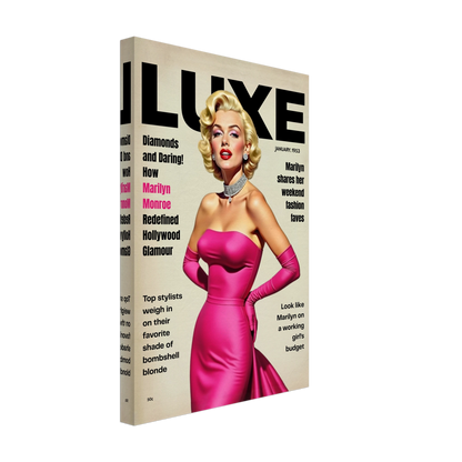 Marilyn Monroe Old Hollywood Art Print No Frame 30x45 cm 12x18″ Gallery Wrapped Canvas
