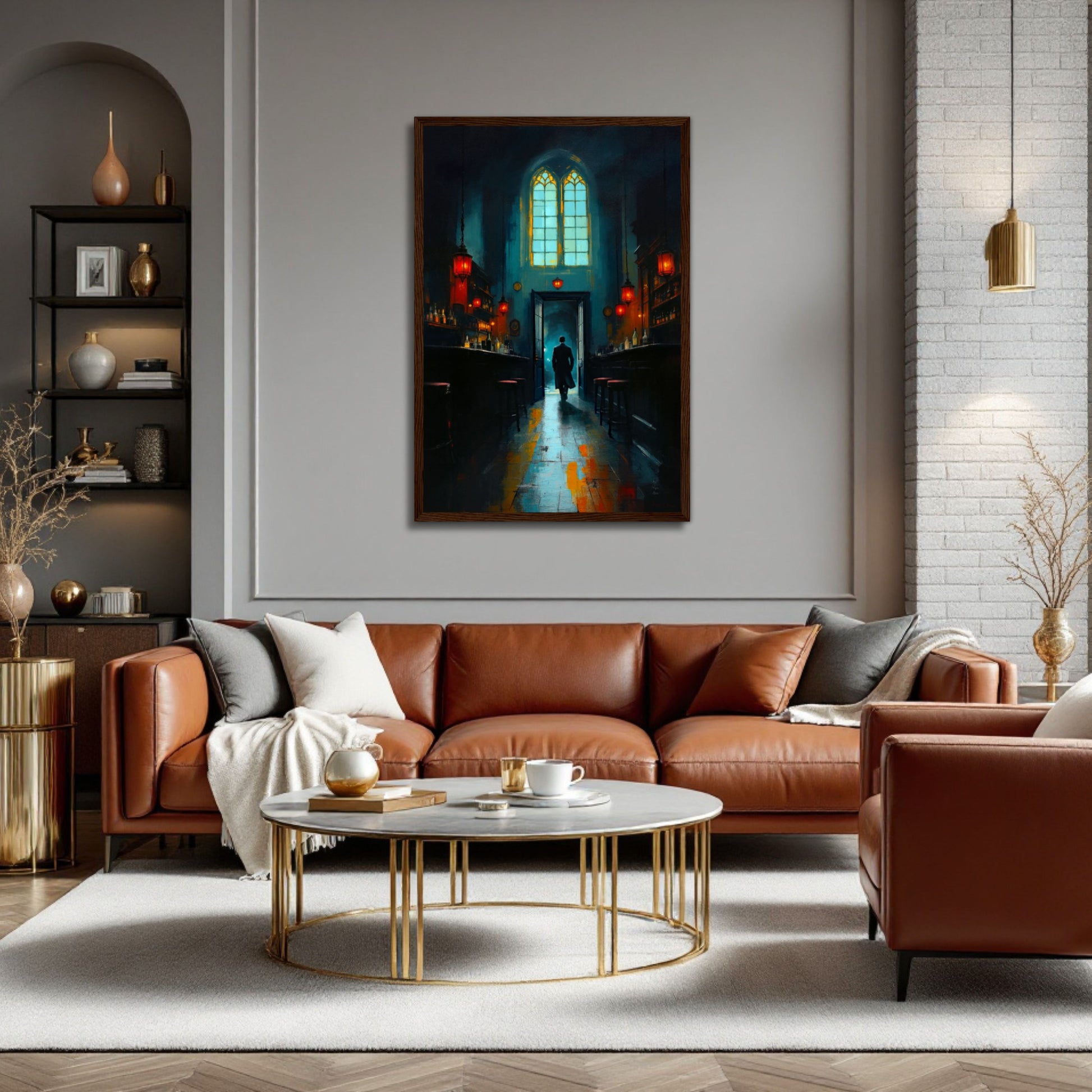 Speakeasy Bootleg Bar Prohibition Art Print