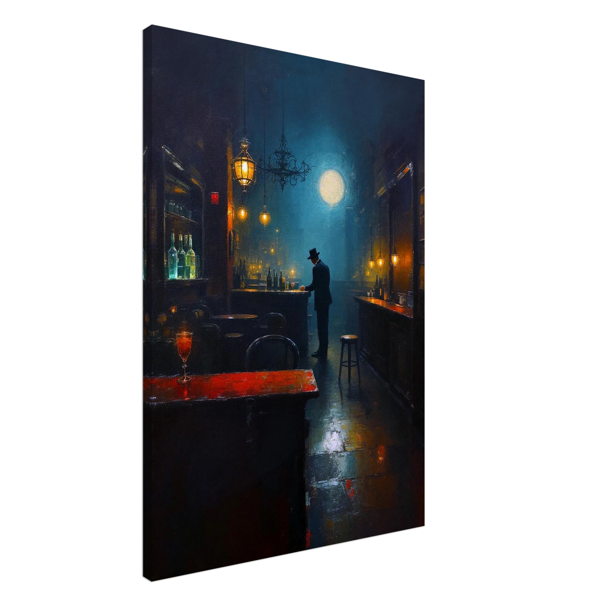 Speakeasy Bootleg Prohibition Bar Art Print