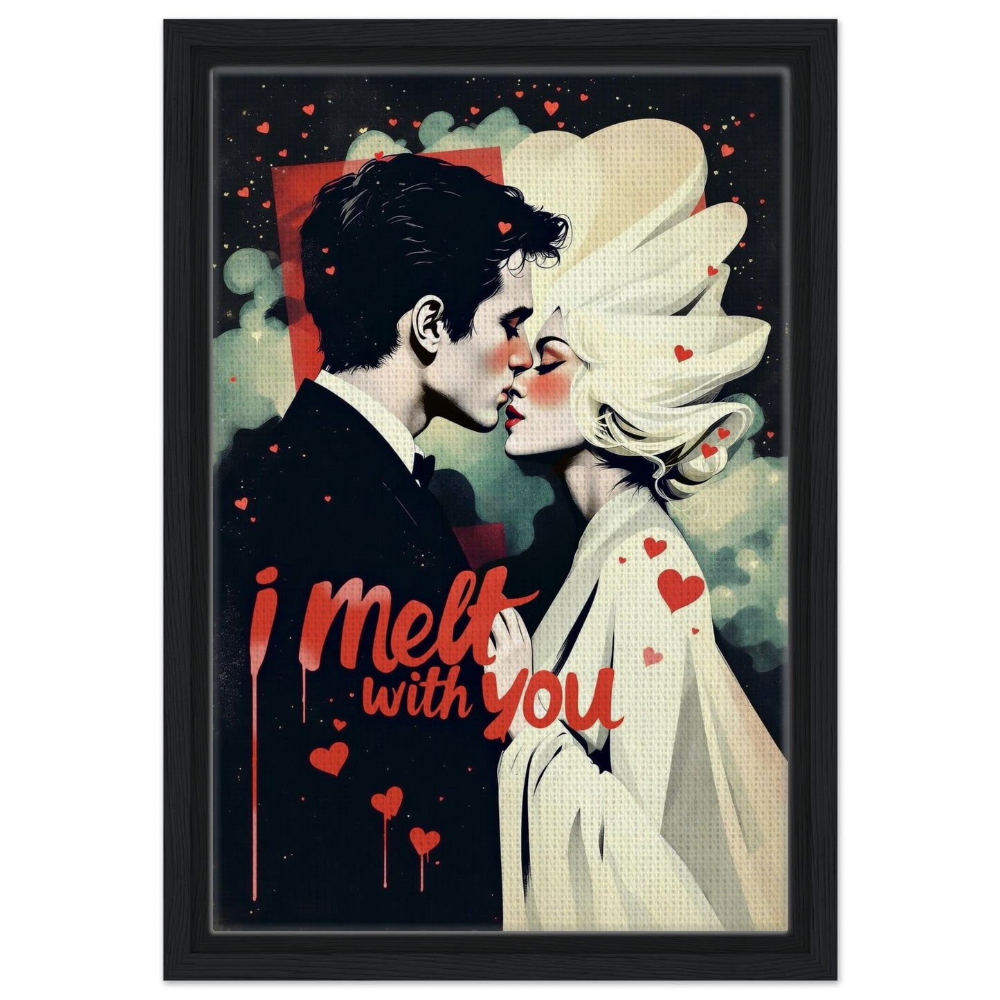 I Melt With You Avant-garde Retro Art Print