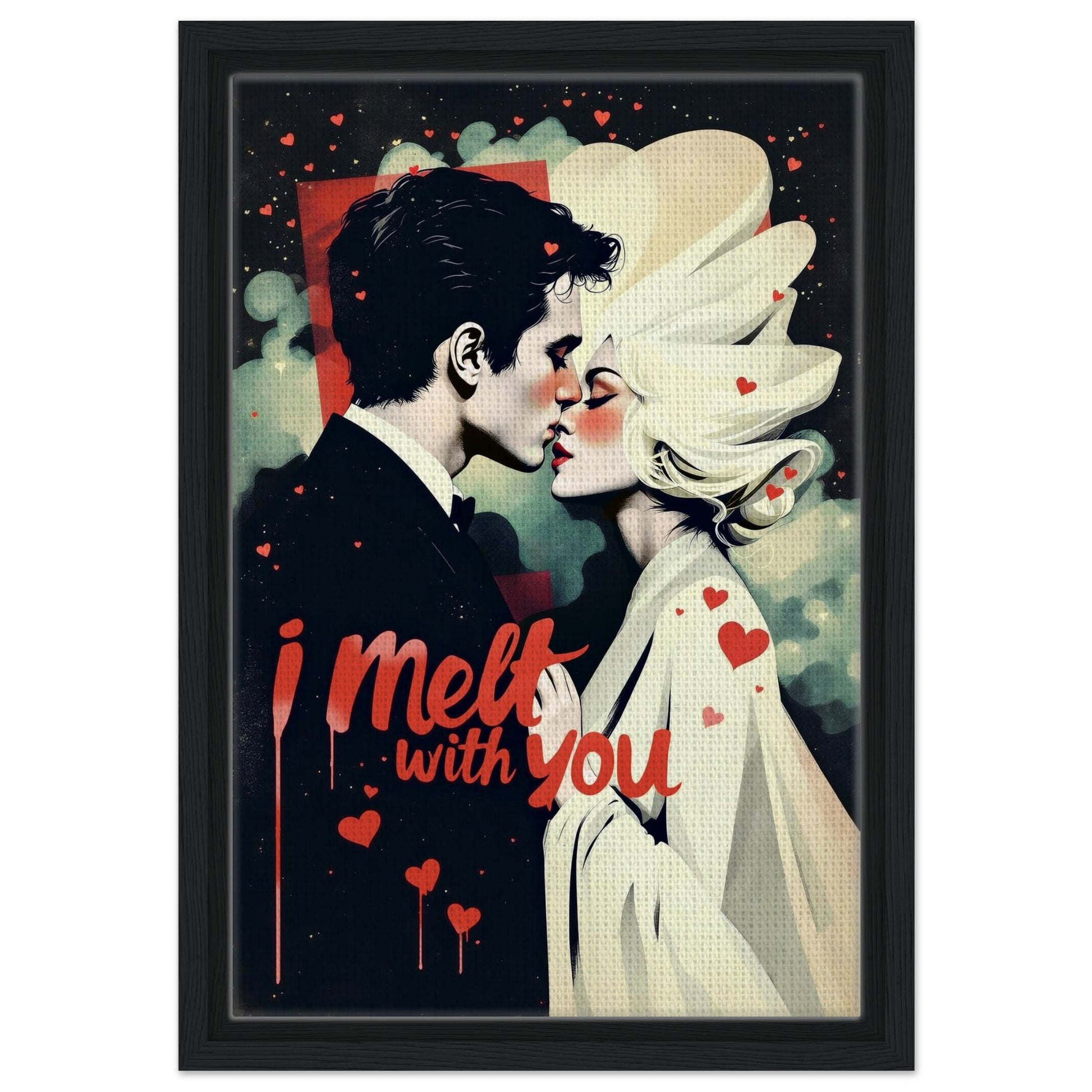 I Melt With You Avant-garde Retro Art Print