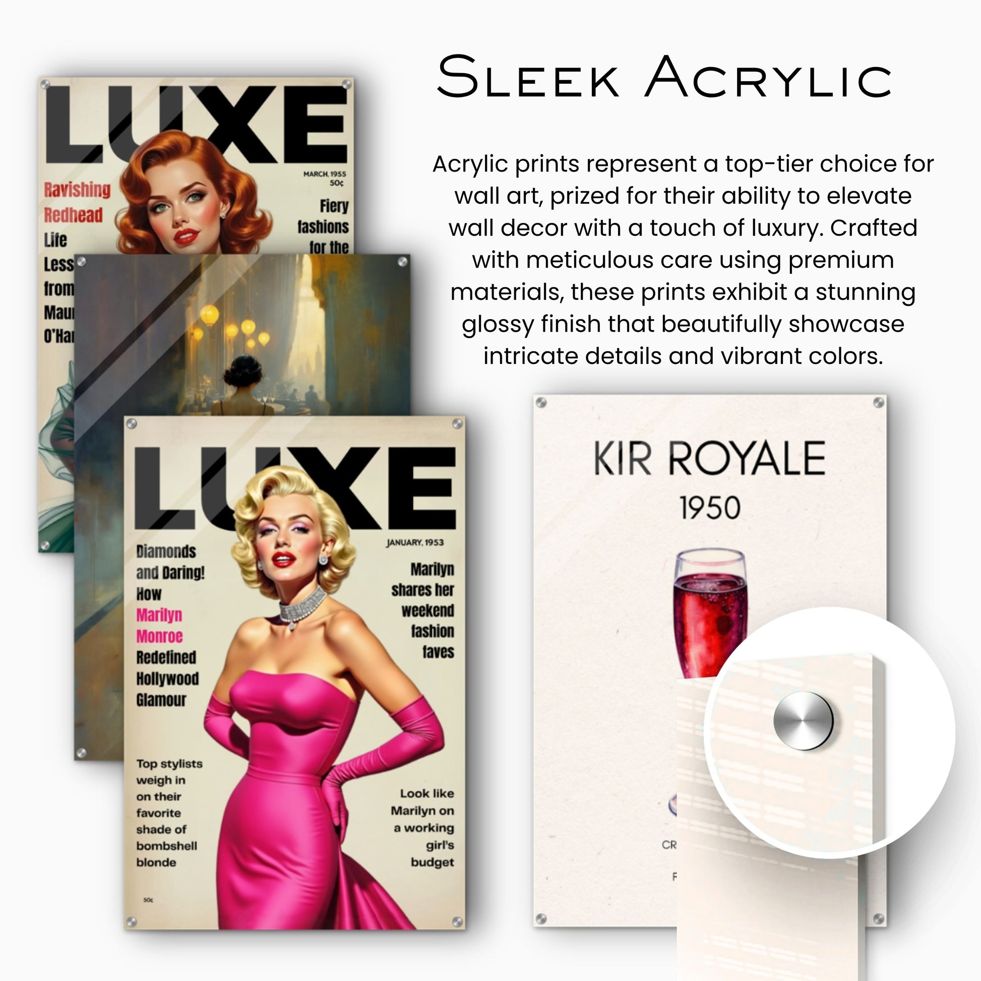 Marilyn Monroe Old Hollywood Art Print