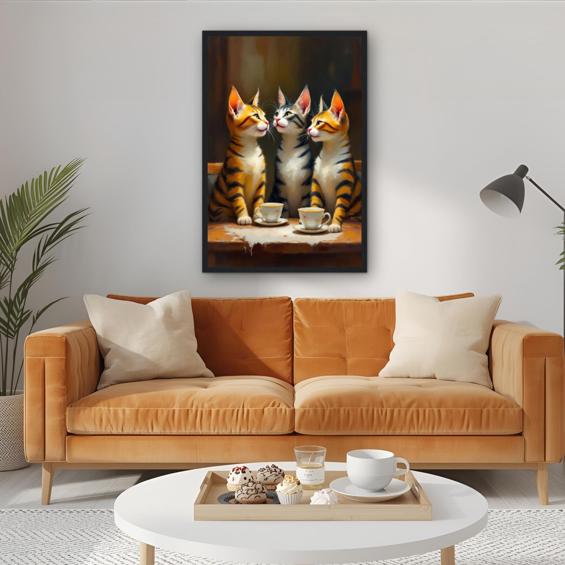 Tabby Cat Vintage Kitchen Art Print