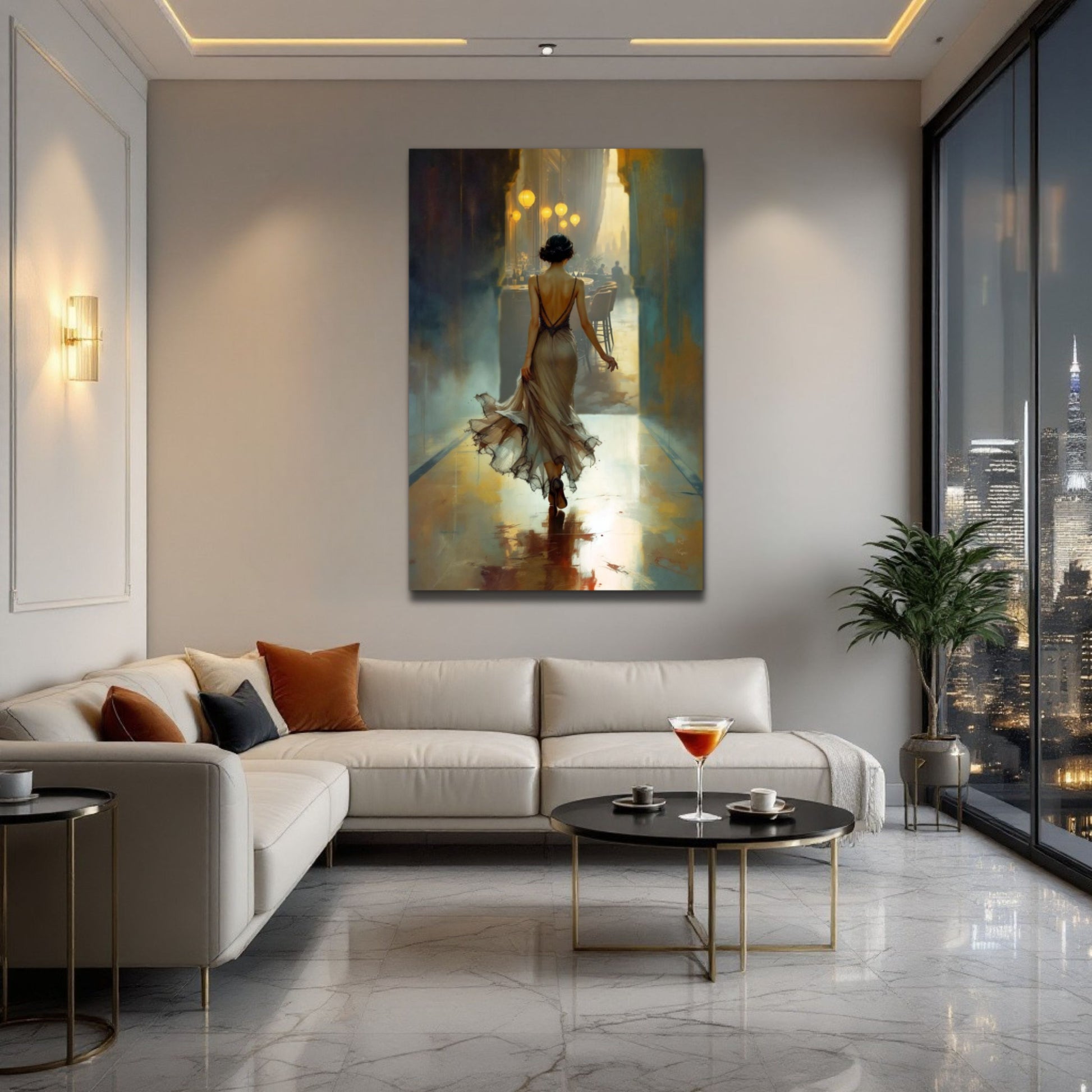 1920s Speakeasy Art Deco Print