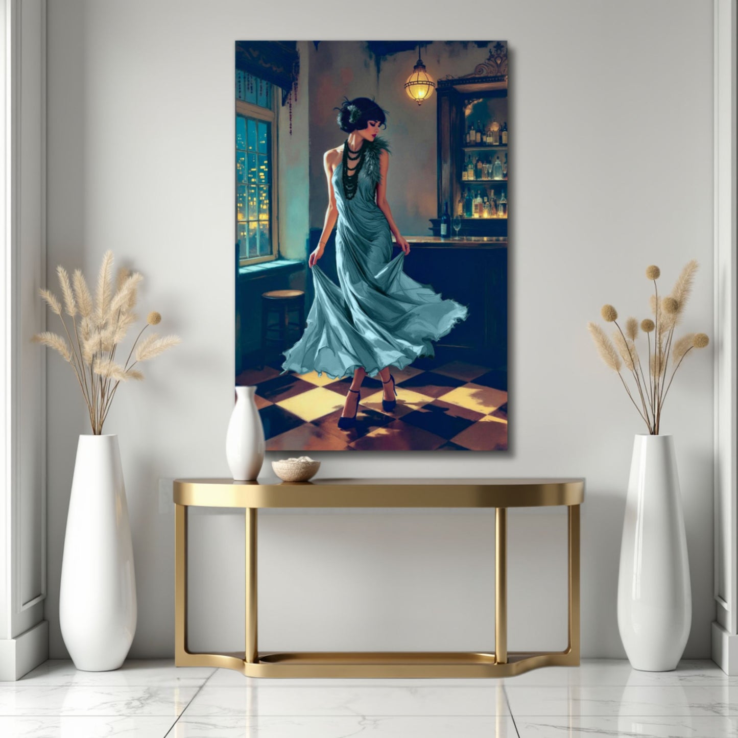 1920s Flapper Speakeasy Art Print