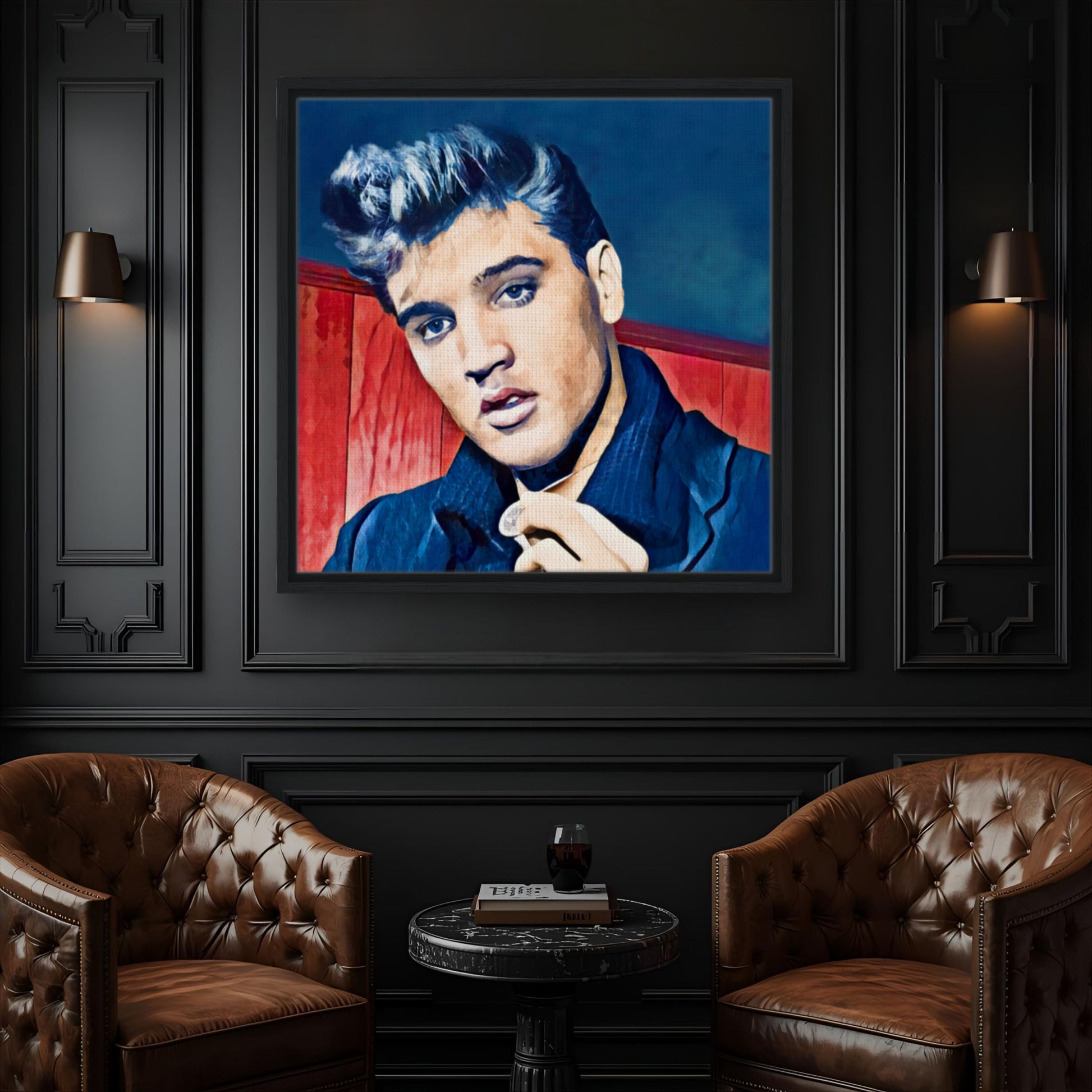Young Elvis Presley Art Print