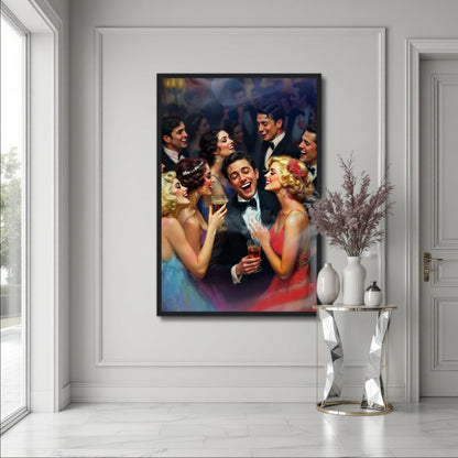 1920s Great Gatsby Speakeasy Party Art Print